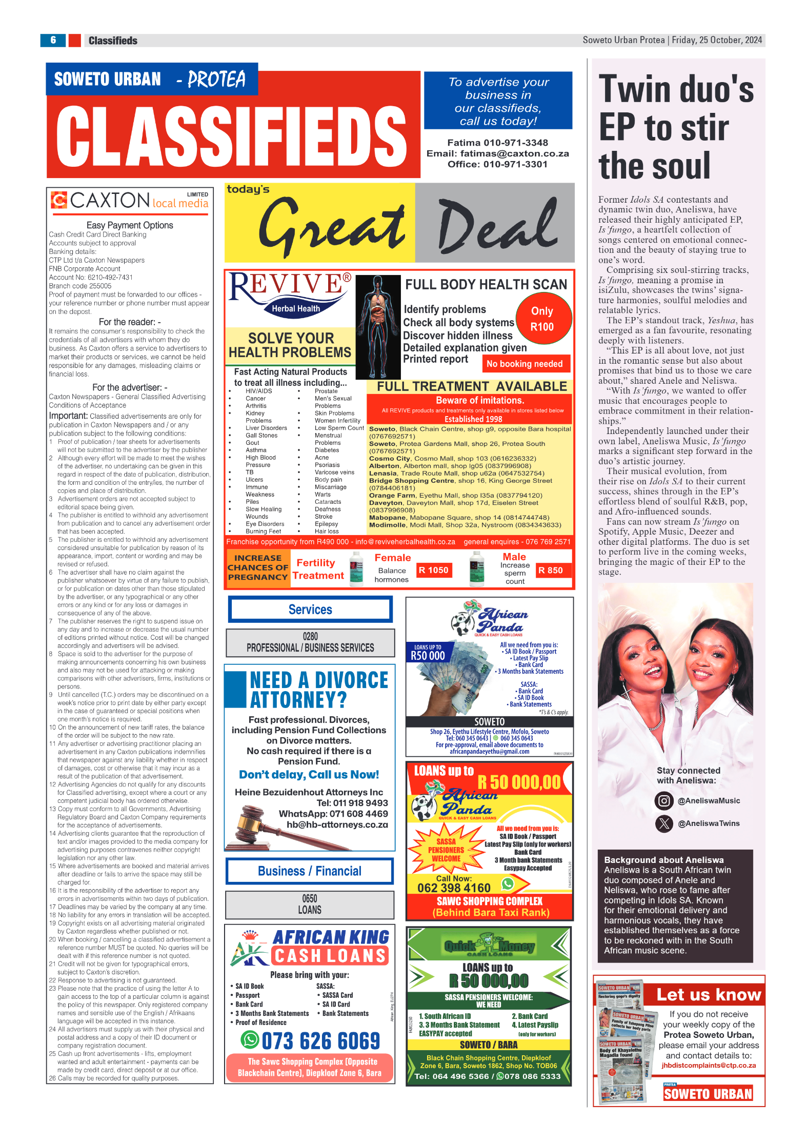 Protea: 25 October 2024 page 6