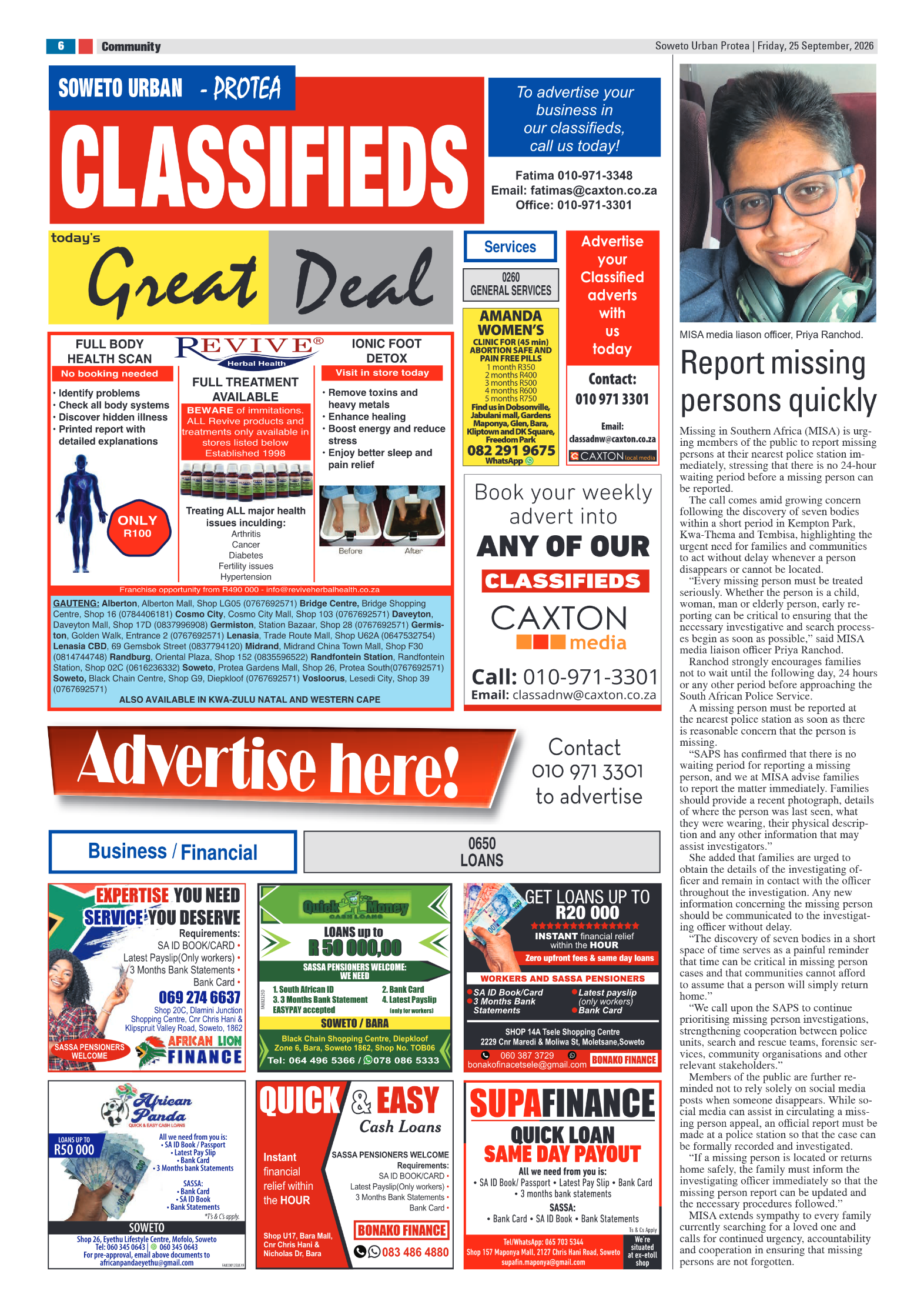 Protea 25 September 2026 page 6