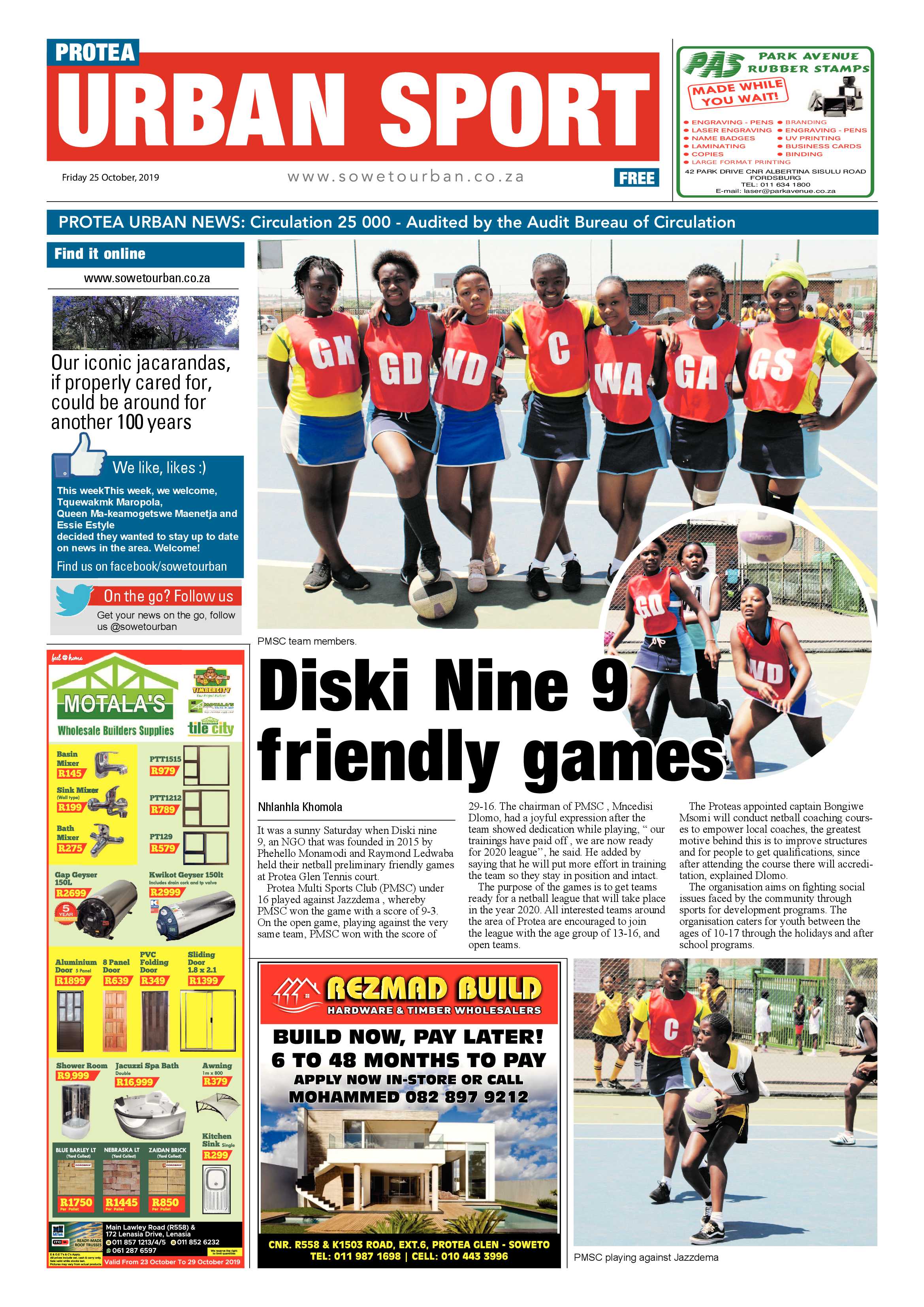 Protea News – October 25, 2019 page 16