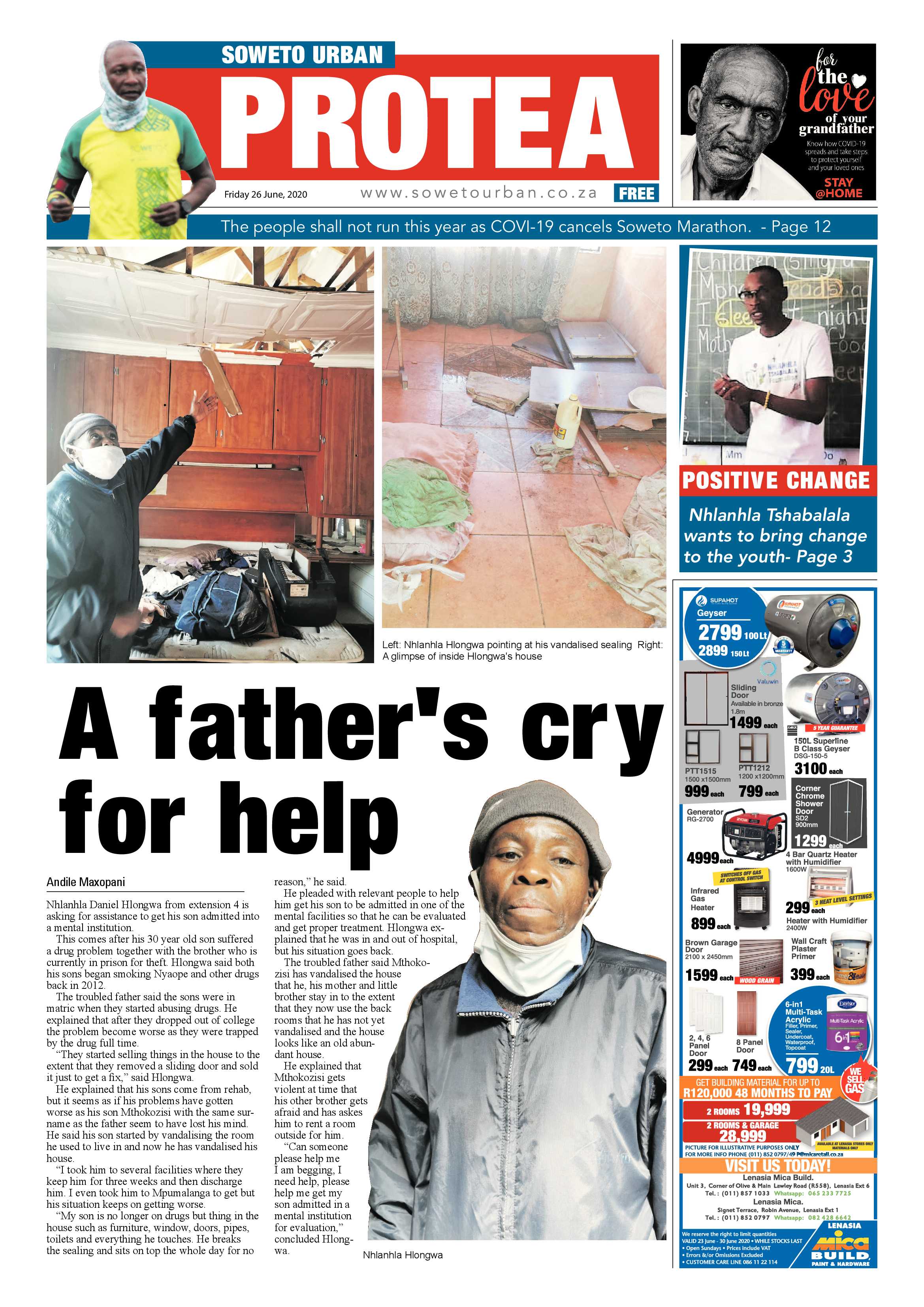 Protea June 26, 2020 page 1