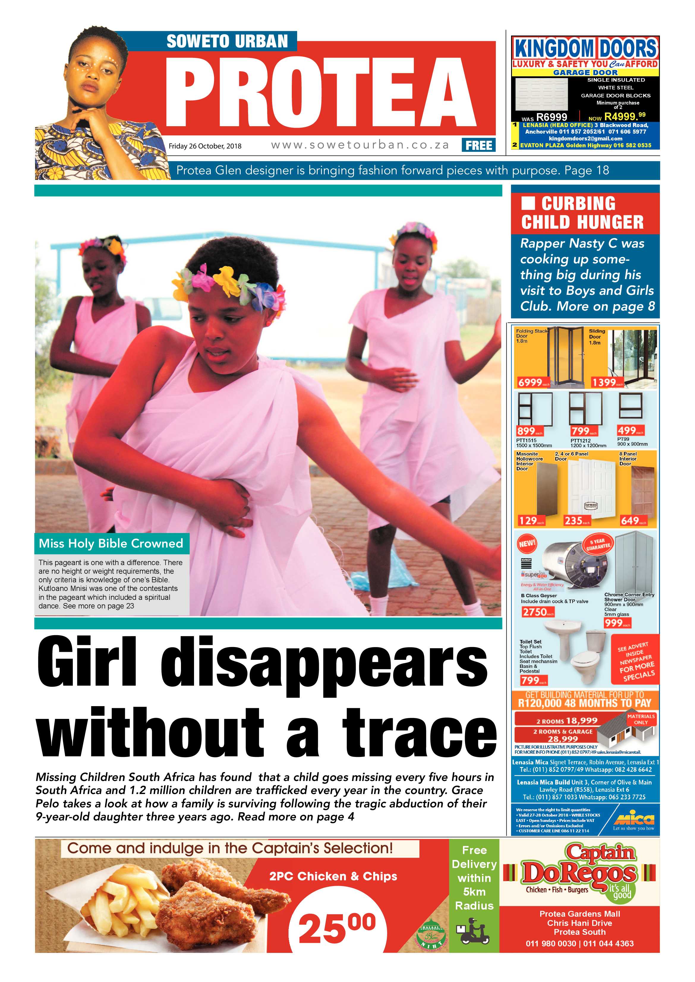Protea – October 26, 2018 issue page 1