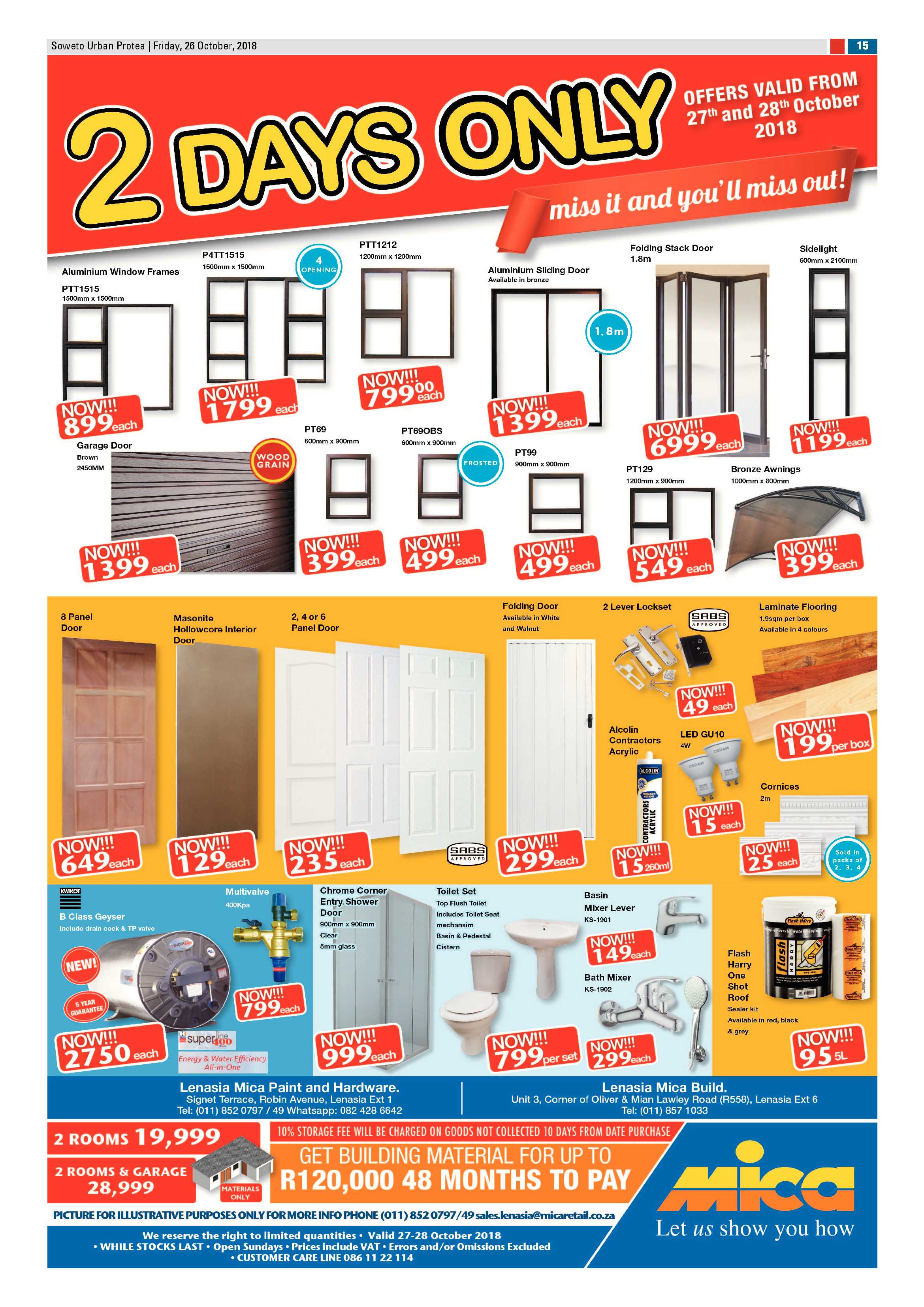 Protea – October 26, 2018 issue page 15