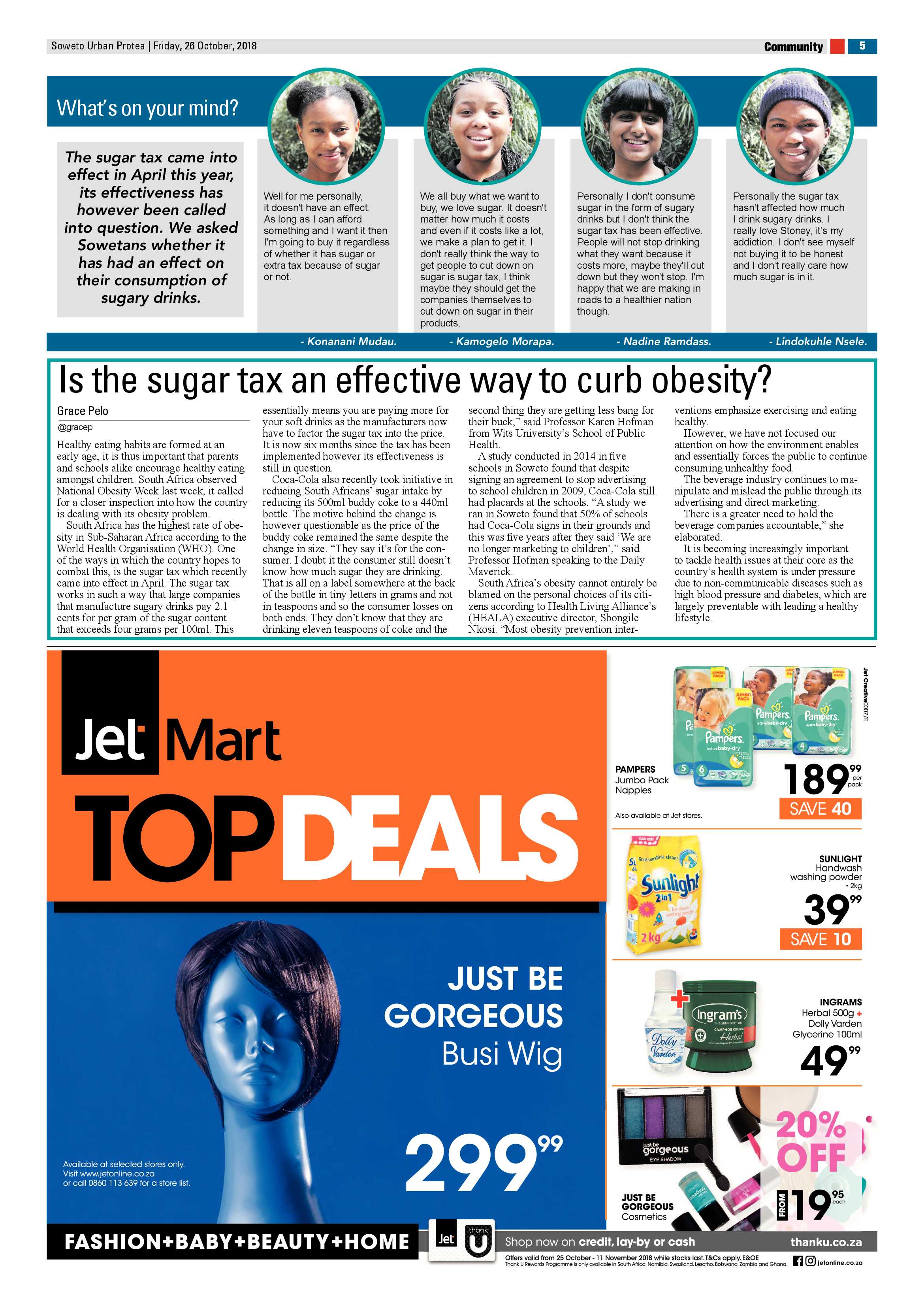 Protea – October 26, 2018 issue page 5