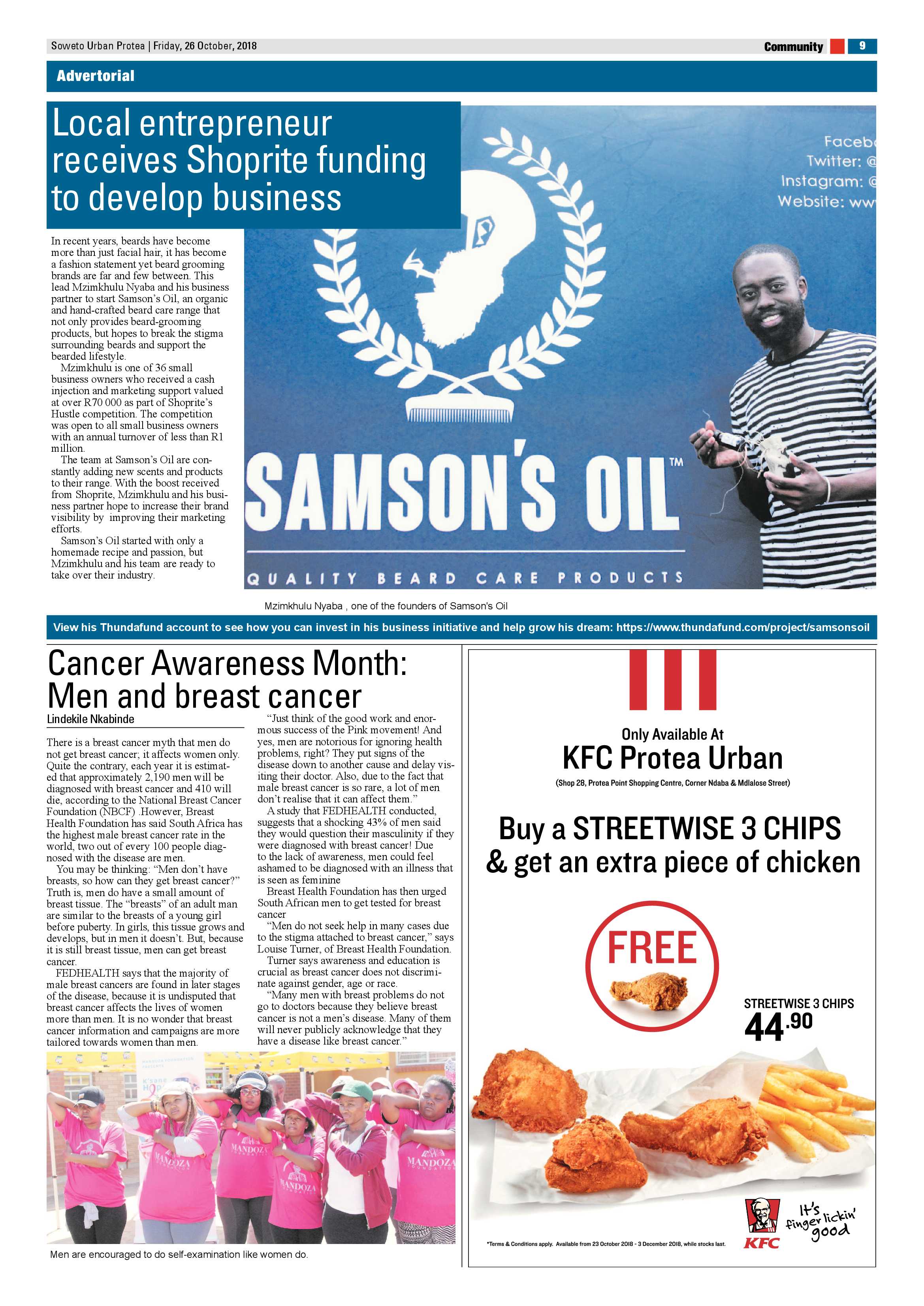 Protea – October 26, 2018 issue page 9