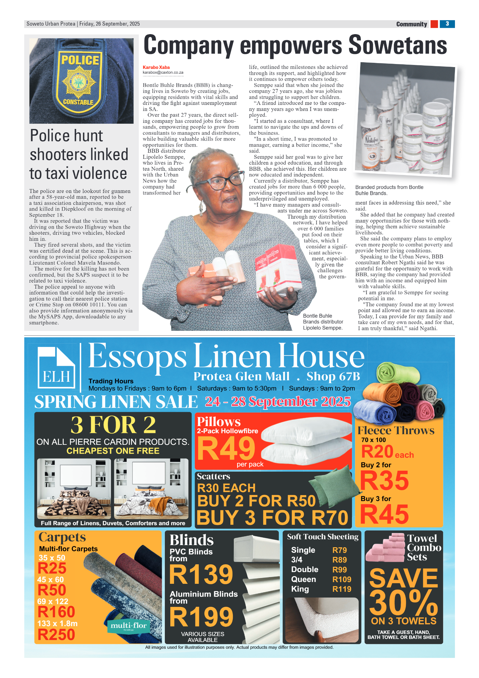Protea: 26 September 2025 page 3