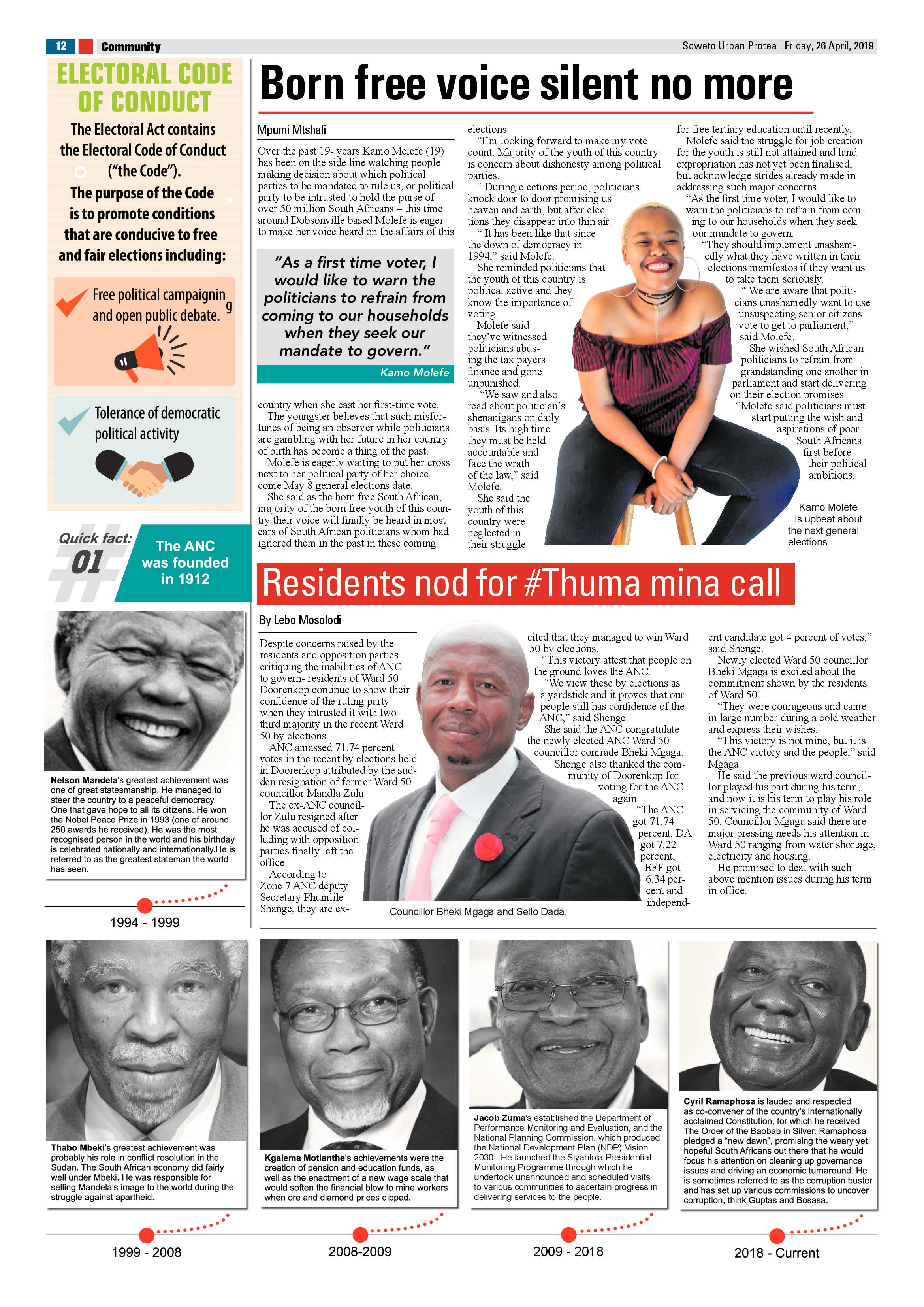 Protea News – April 26, 2019 page 12