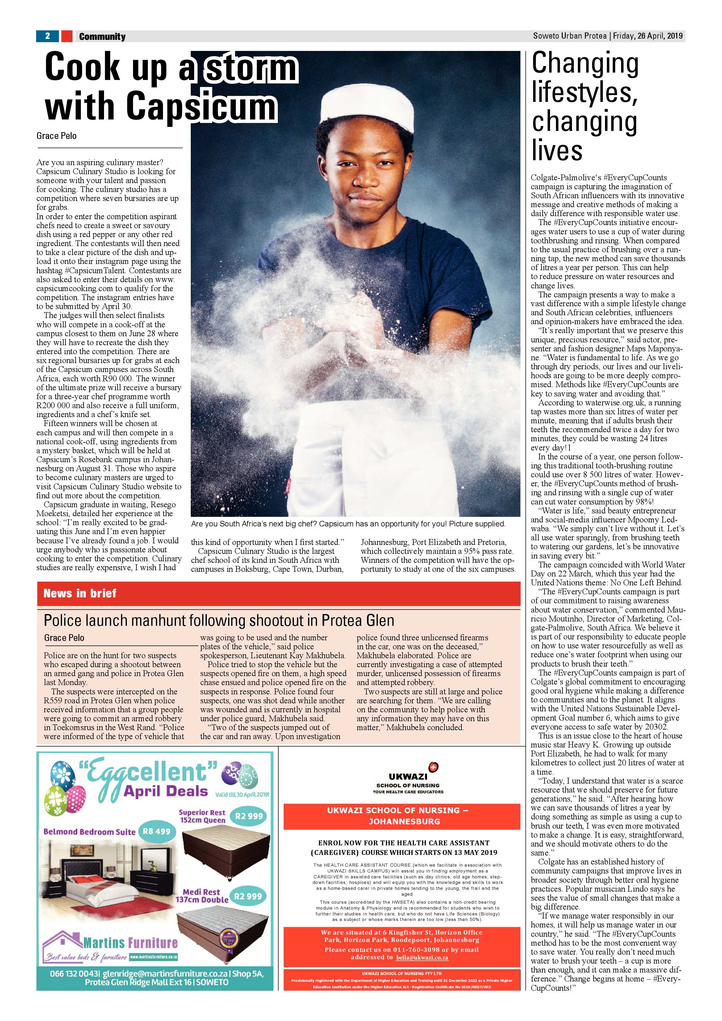 Protea News – April 26, 2019 page 2