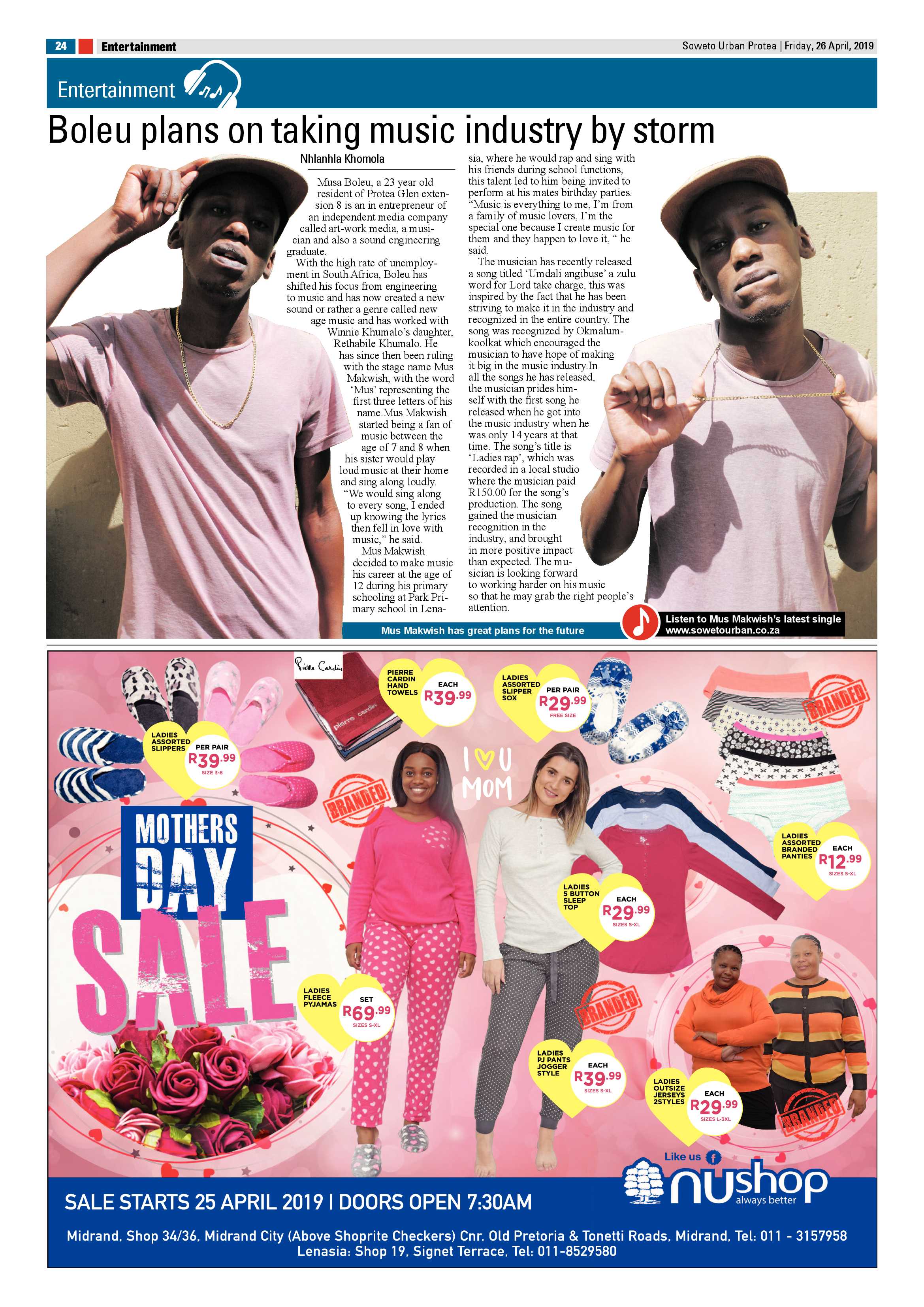Protea News – April 26, 2019 page 24
