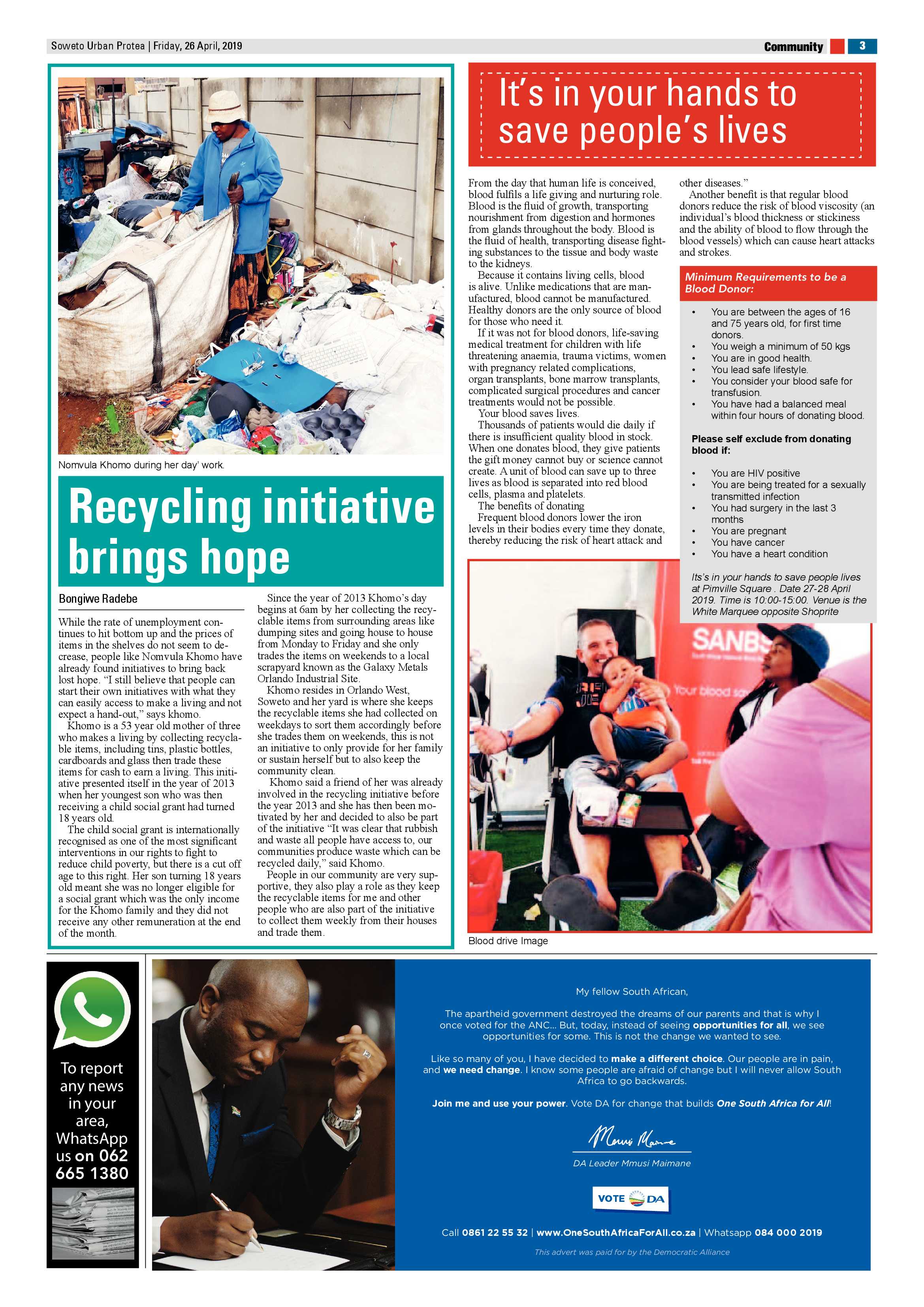 Protea News – April 26, 2019 page 3