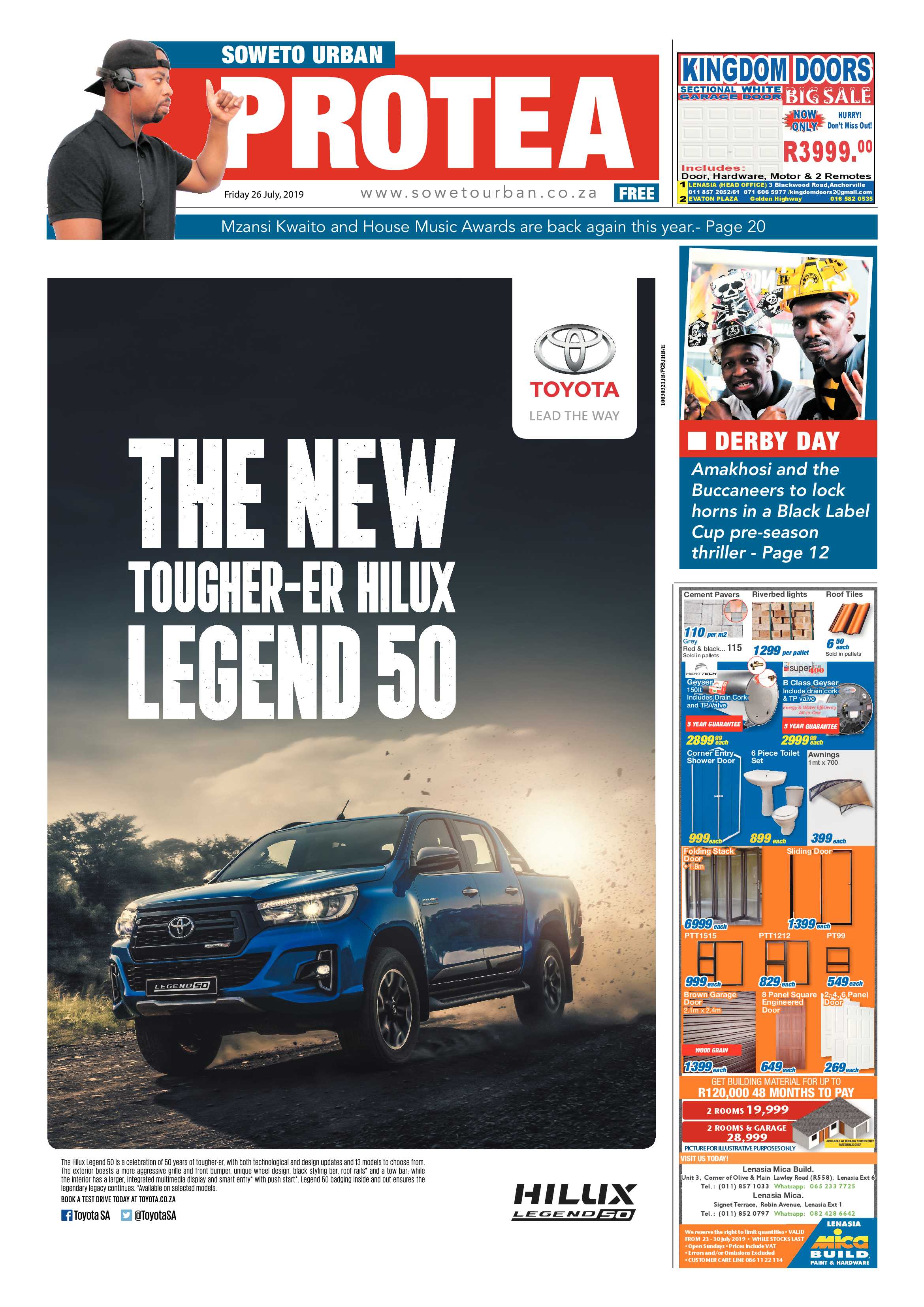Protea News – July 26, 2019 page 1