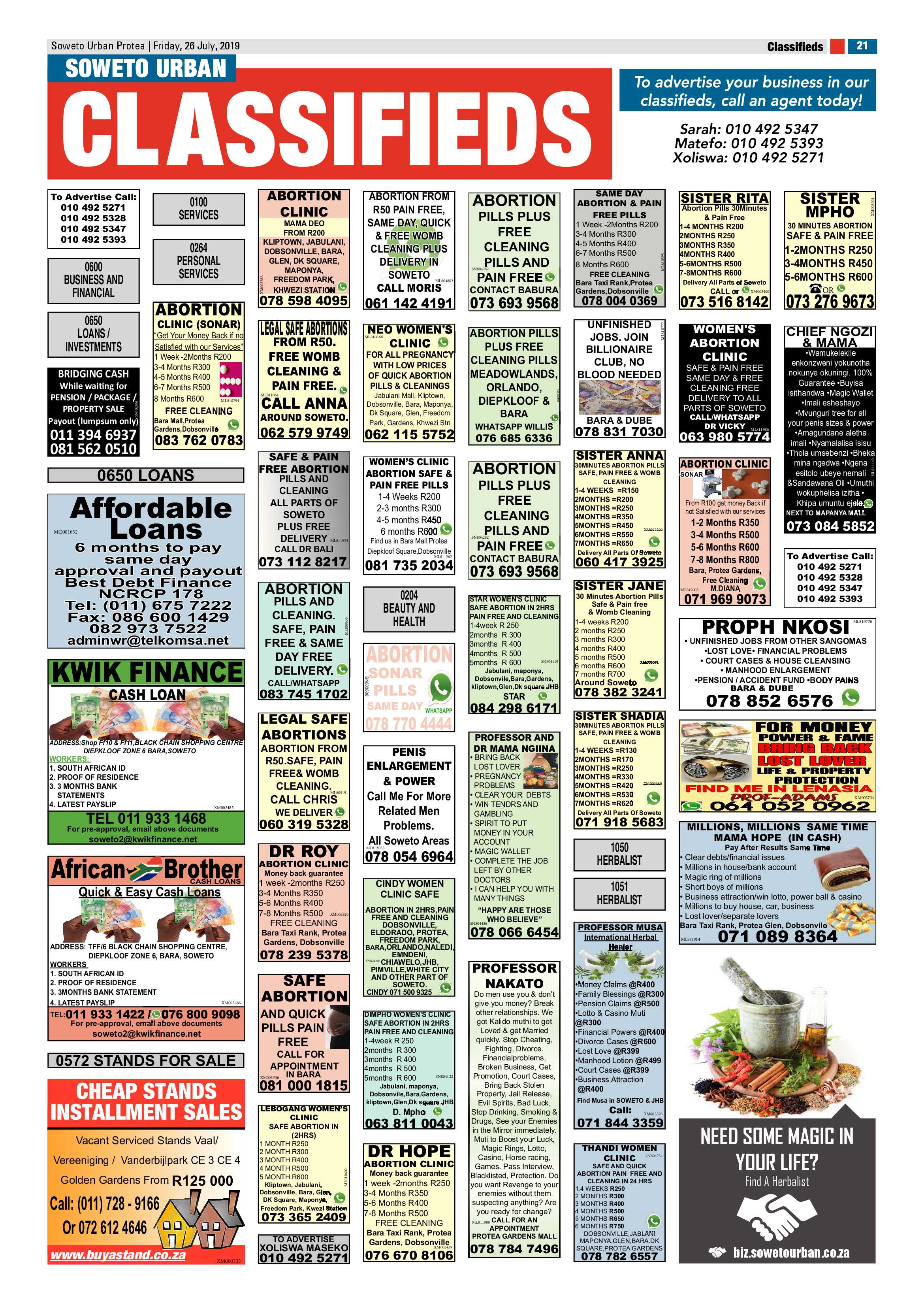 Protea News – July 26, 2019 page 21