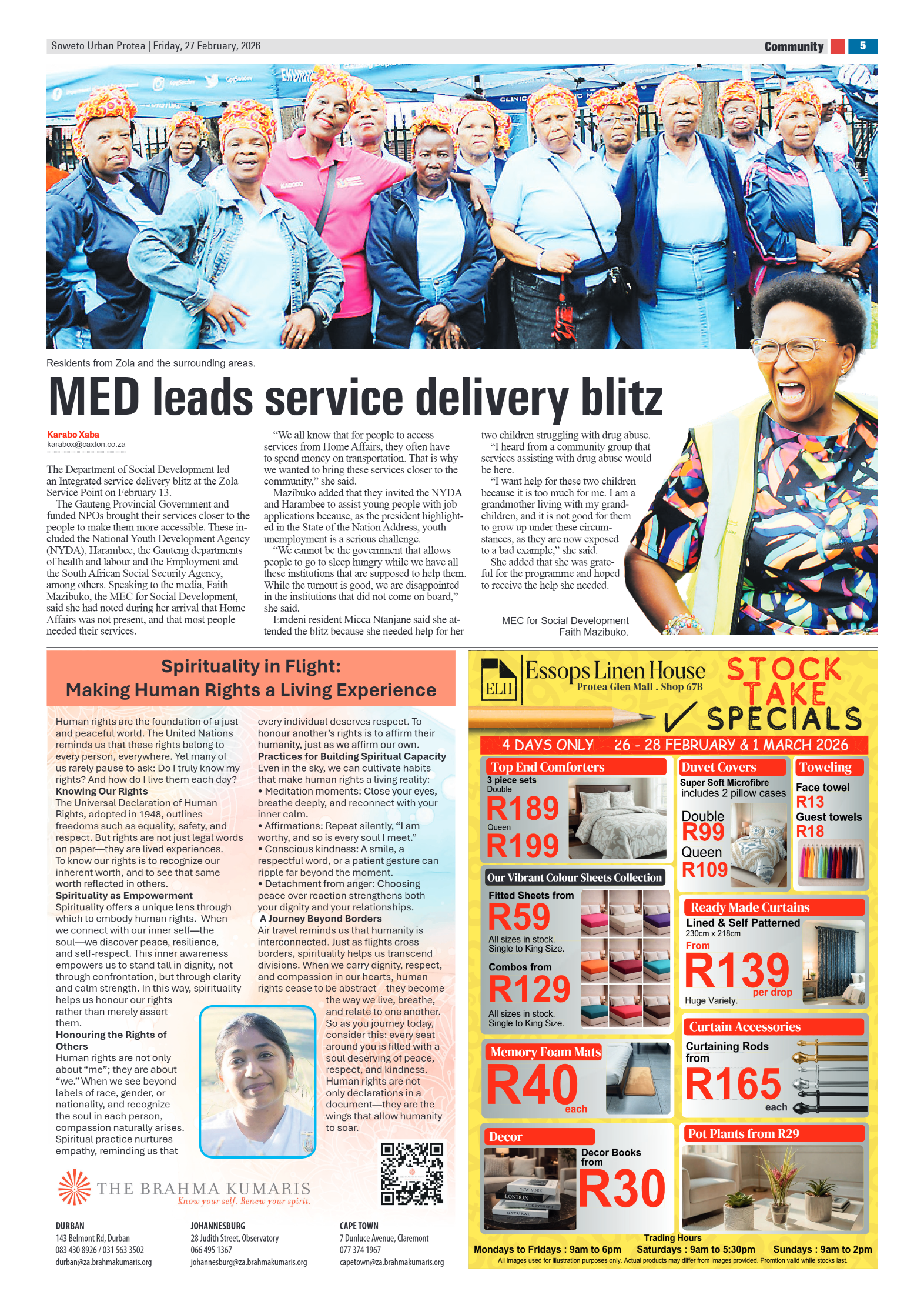 Protea: 27 February 2026 page 5