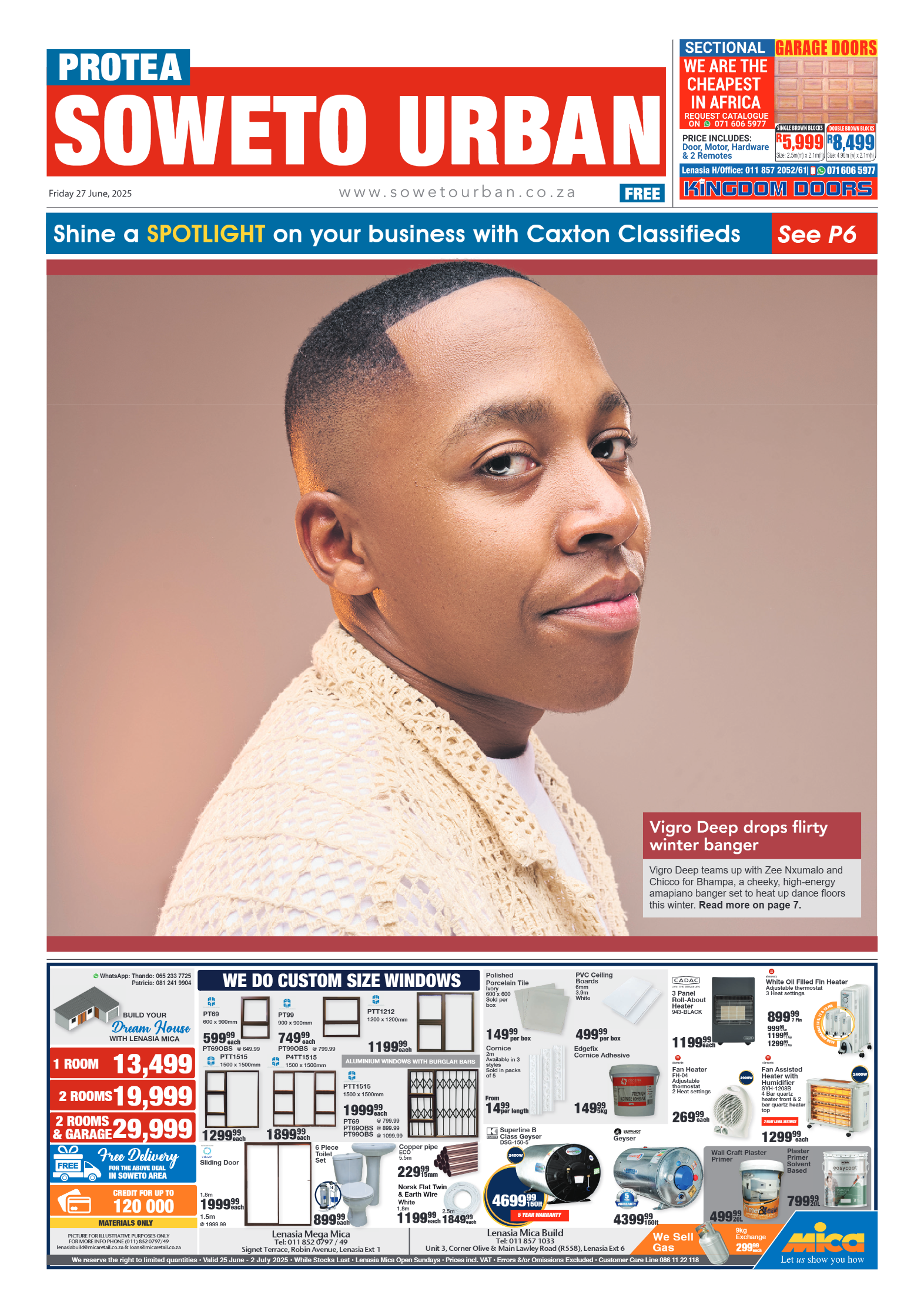 Protea: 27 June 2025 page 1
