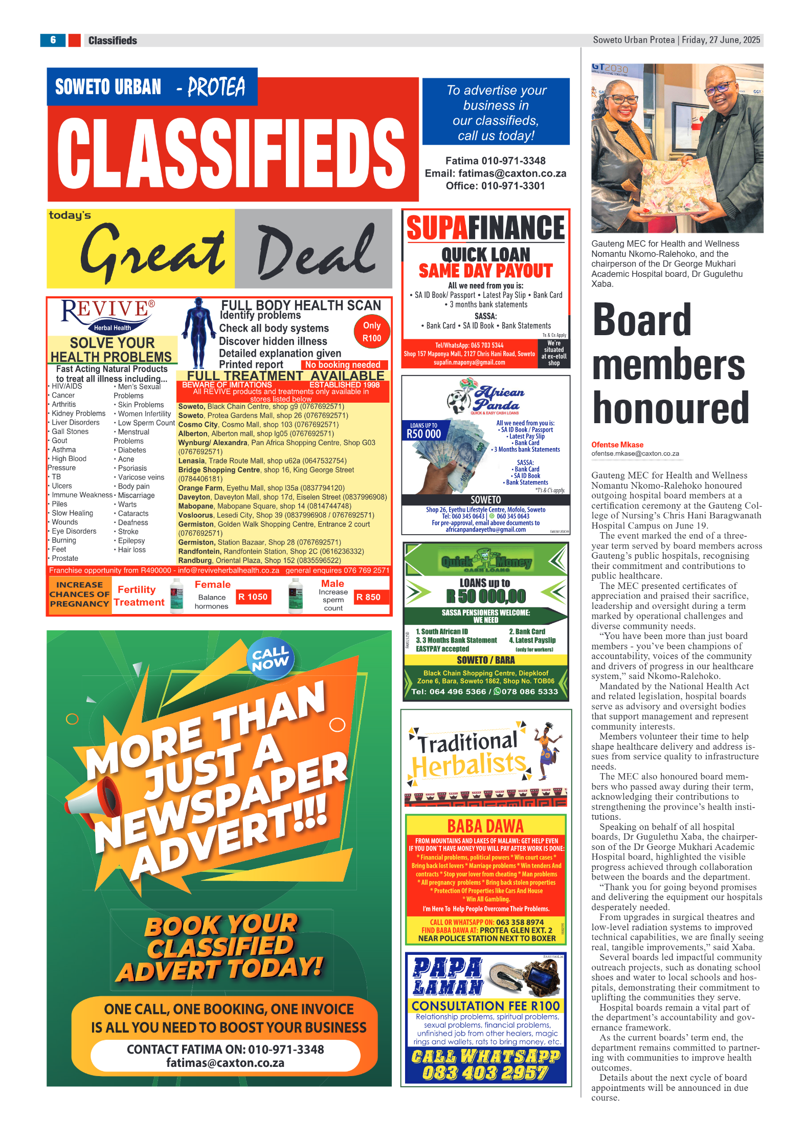 Protea: 27 June 2025 page 6