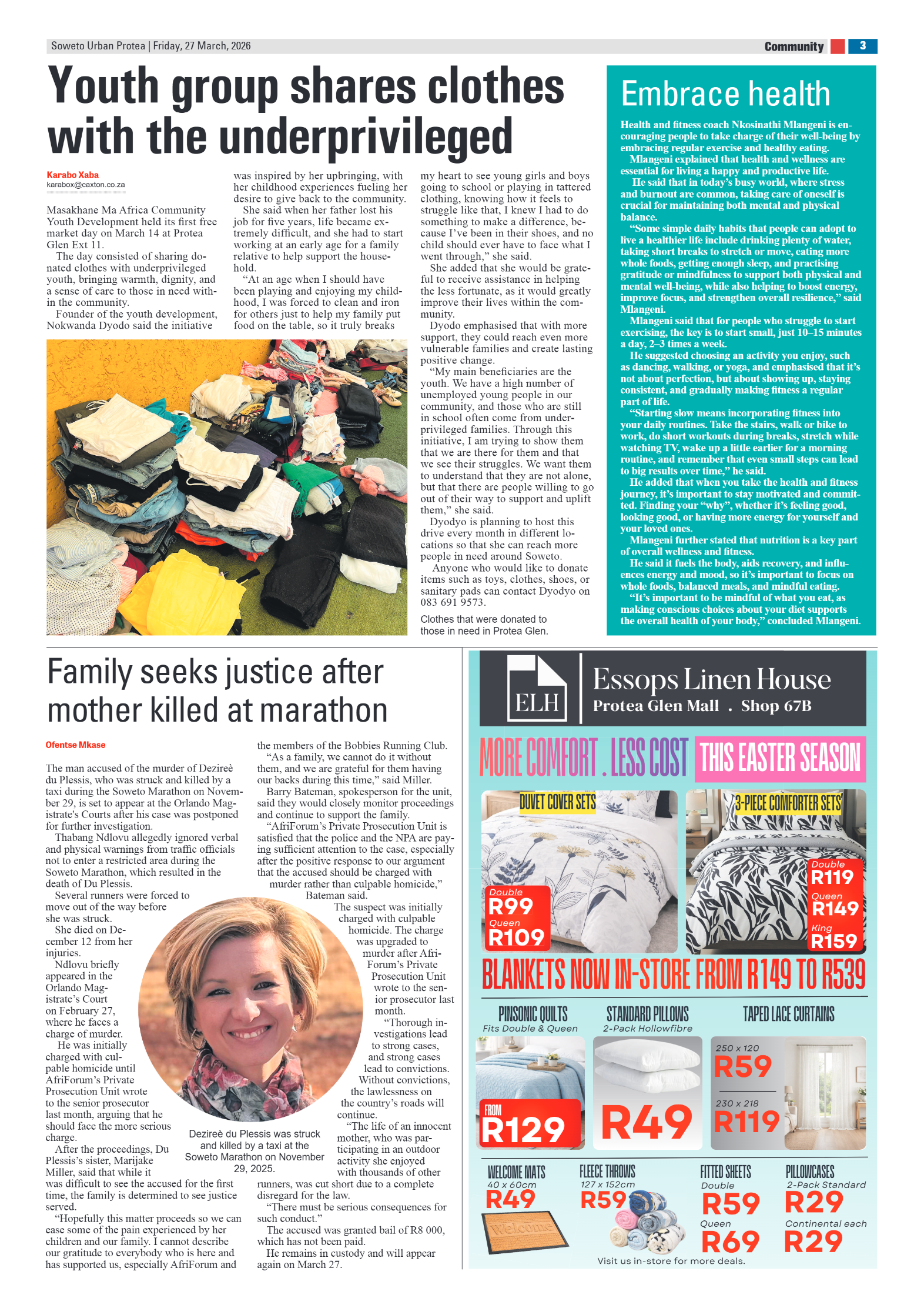 Protea: 27 March 2026 page 3