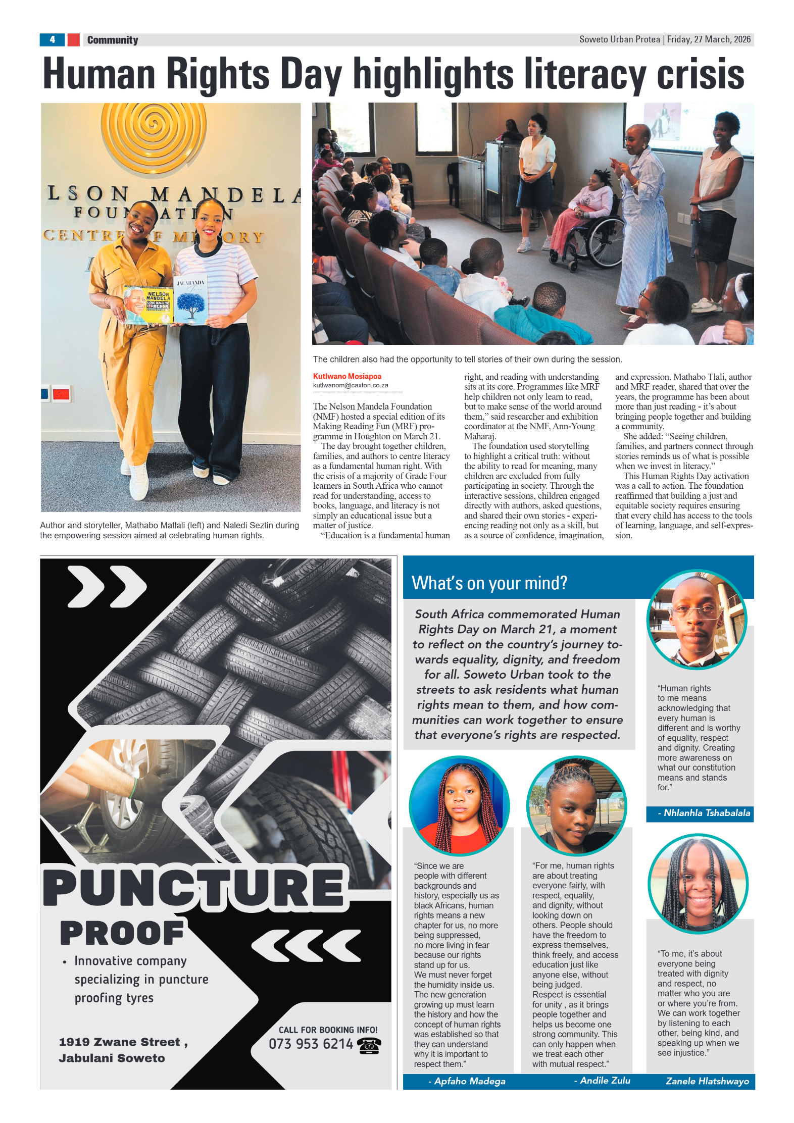 Protea: 27 March 2026 page 4