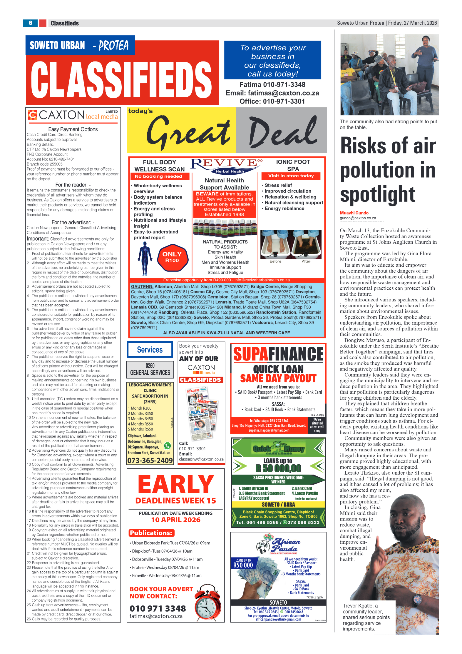 Protea: 27 March 2026 page 6