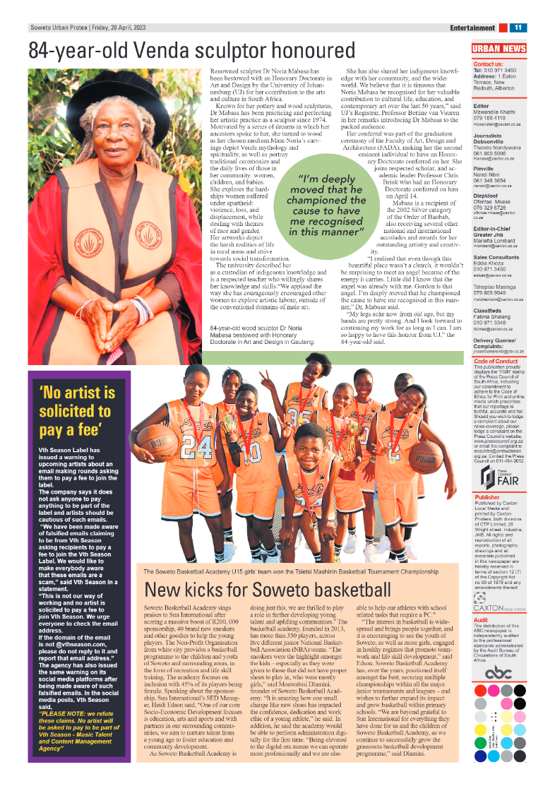 Protea: 28 April 2023 page 11