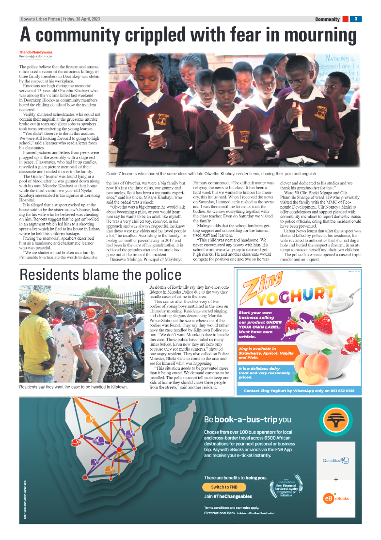 Protea: 28 April 2023 page 3