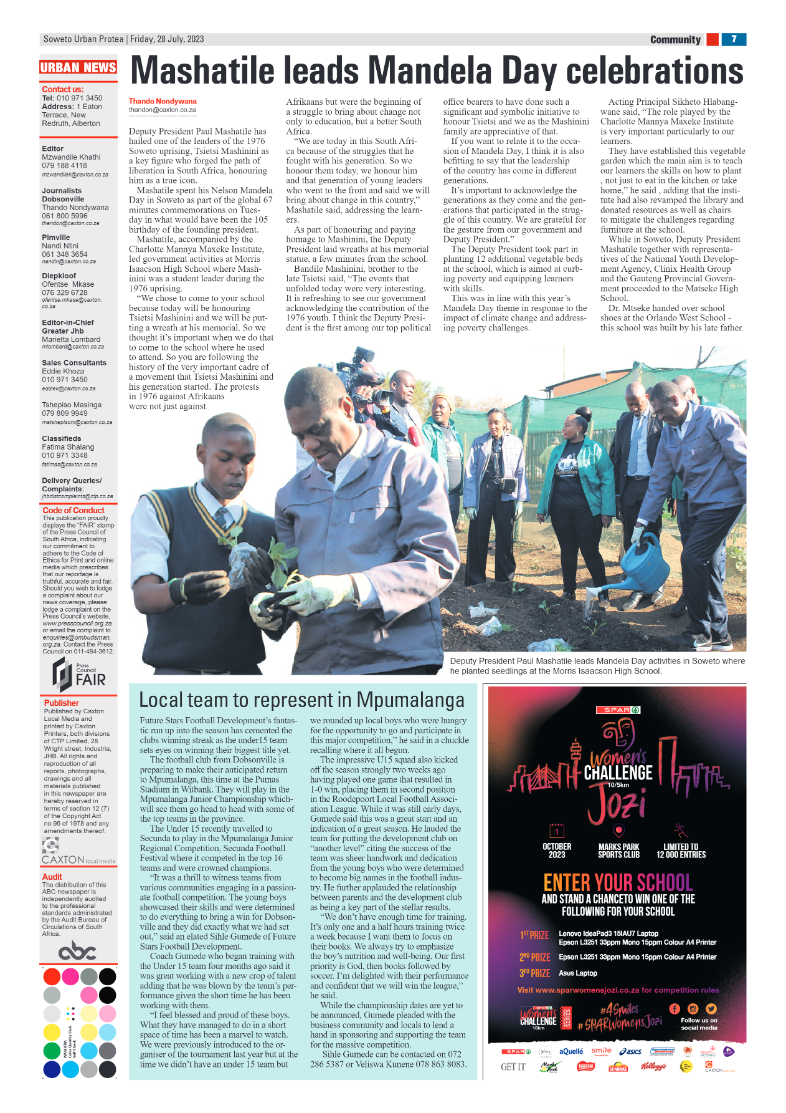 Protea: 28 July 2023 page 7