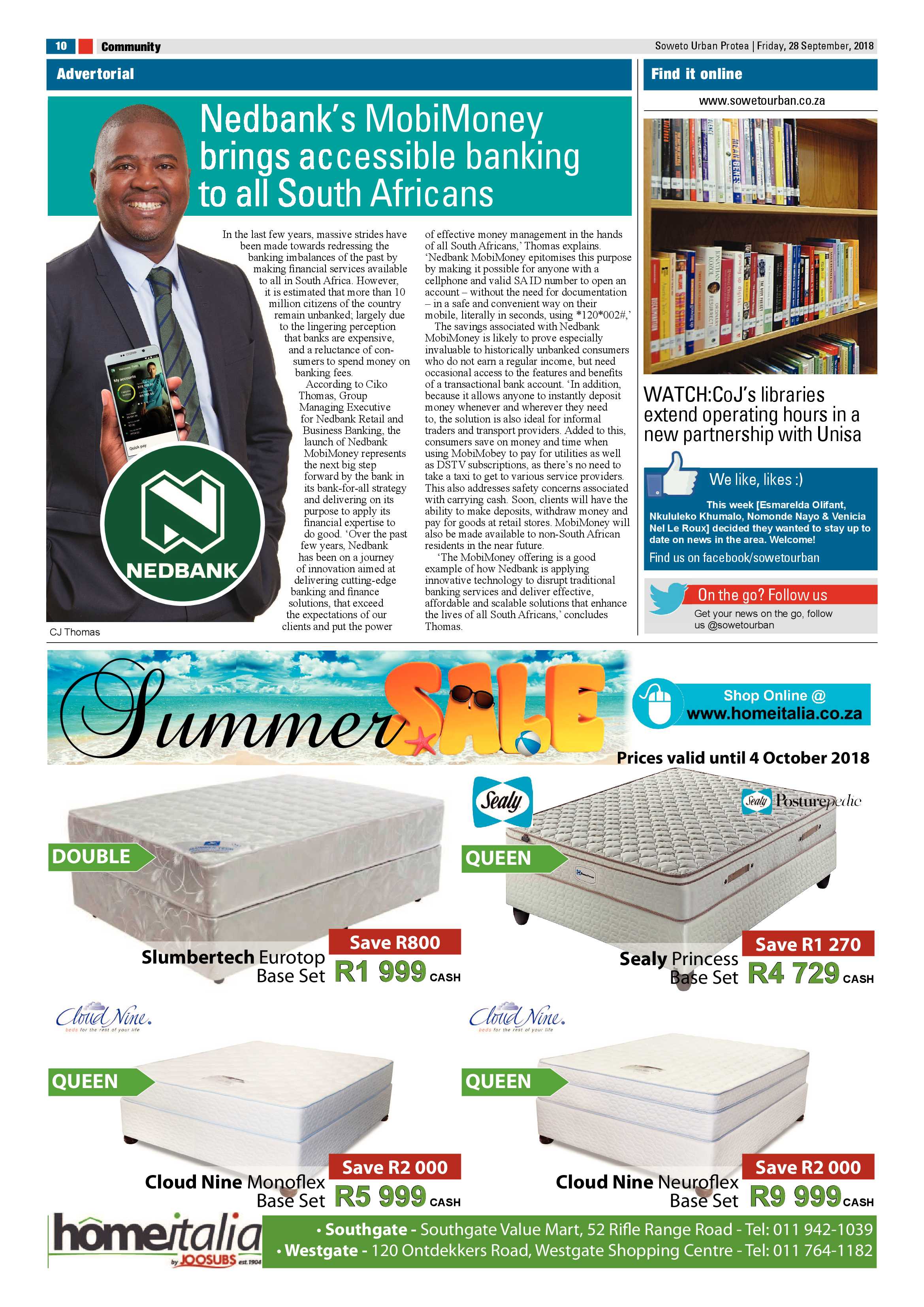 Protea – September 28, 2018 issue page 10