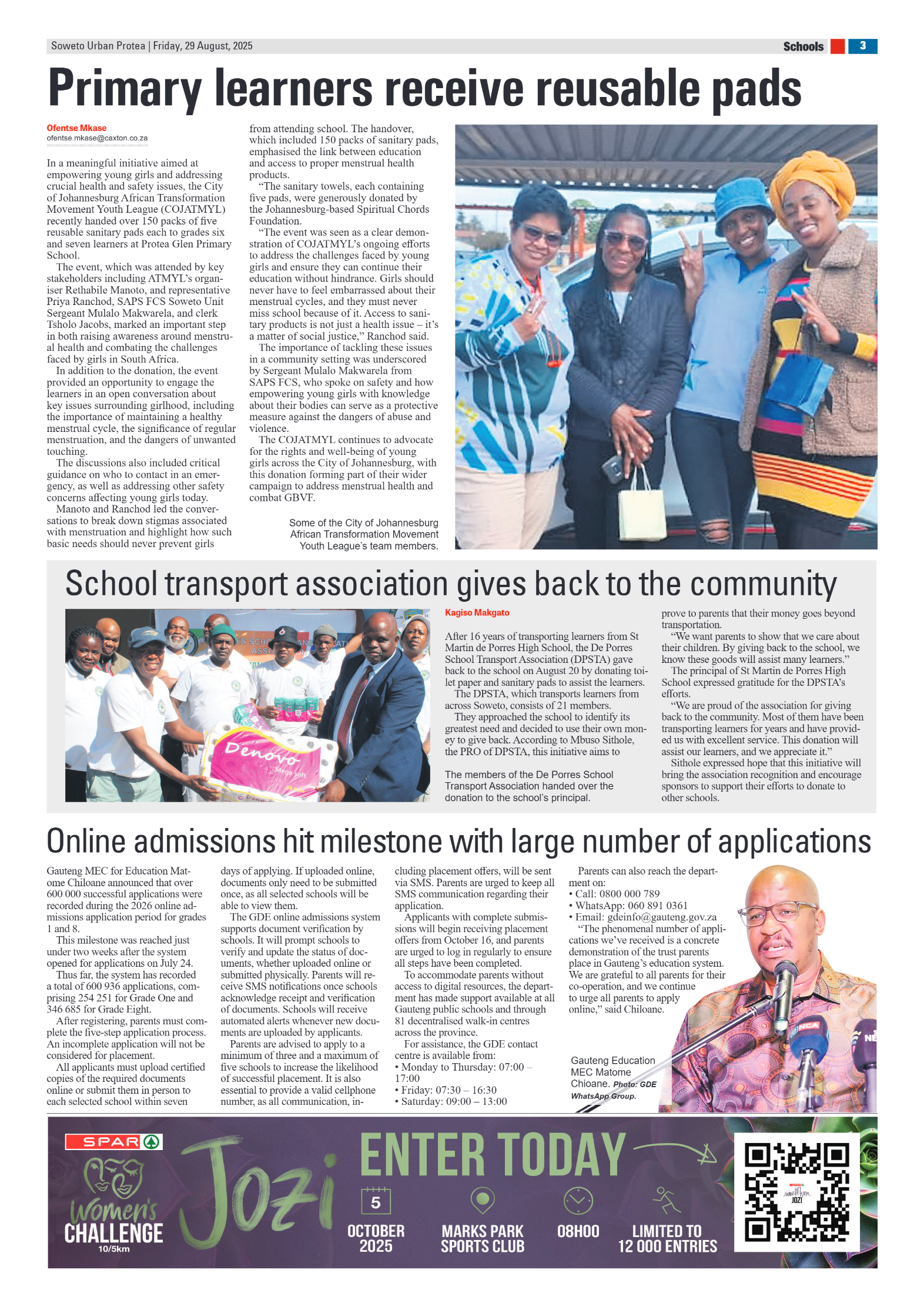 Protea: 29 August 2025 page 3