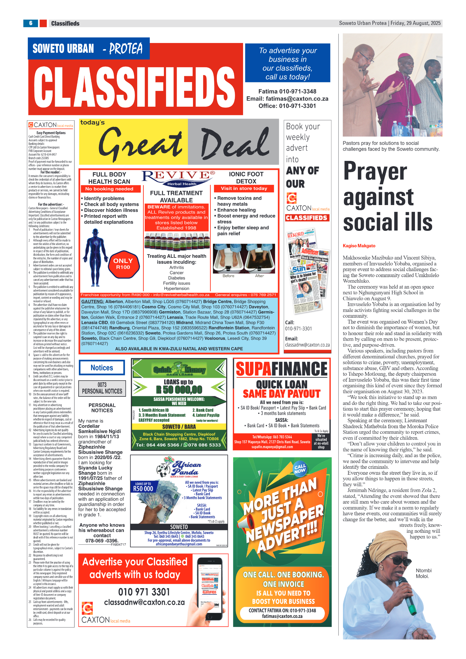 Protea: 29 August 2025 page 6