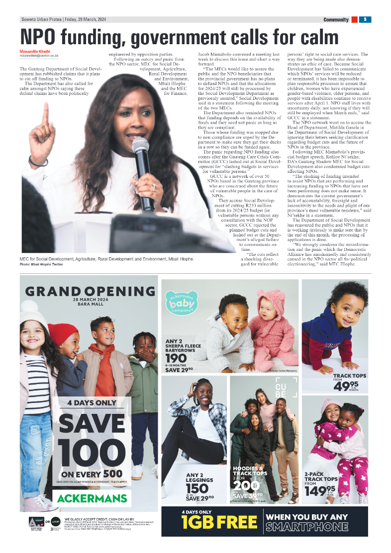 Protea: 29 March 2024 page 5