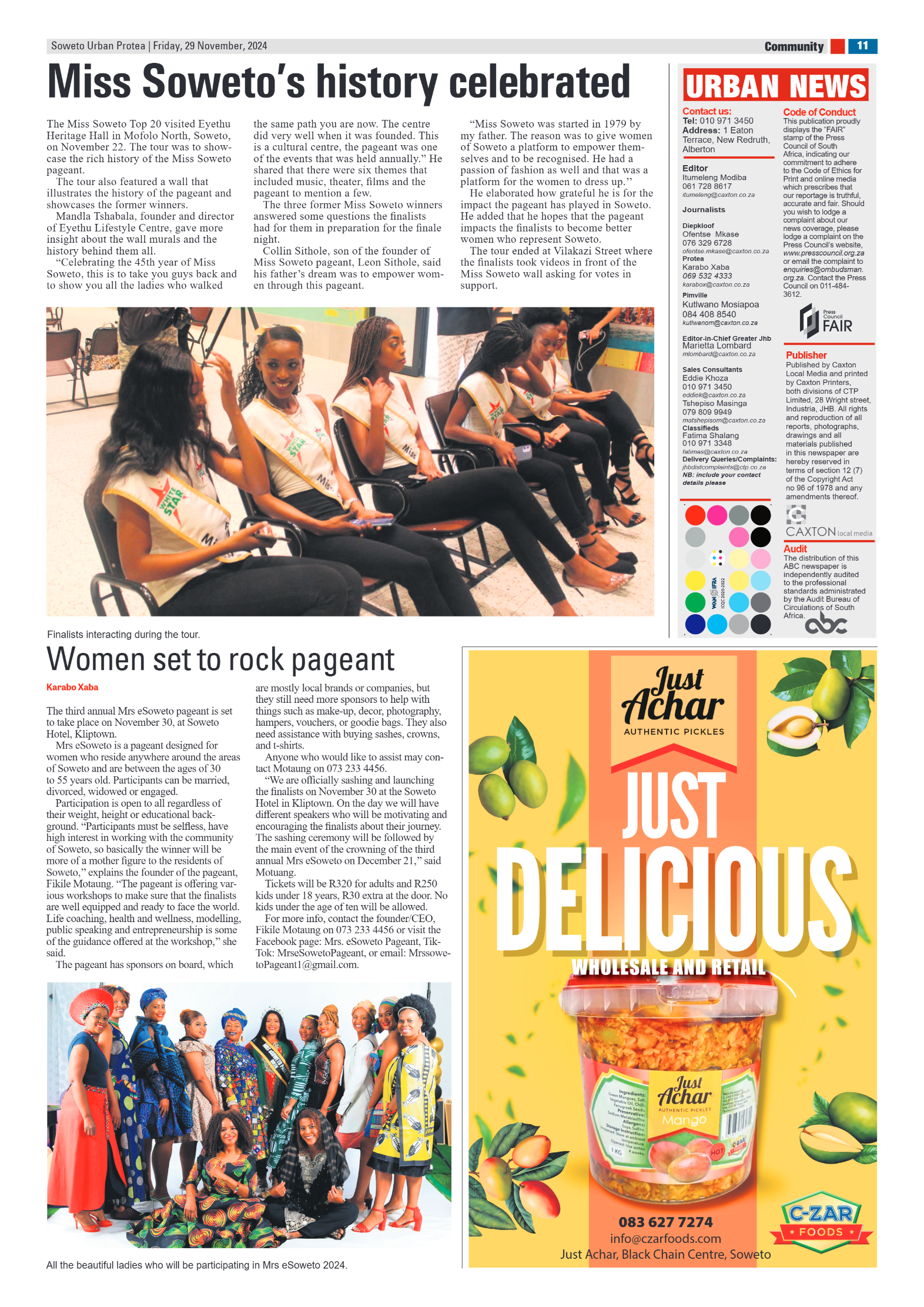 Protea: 29 November 2025 page 11