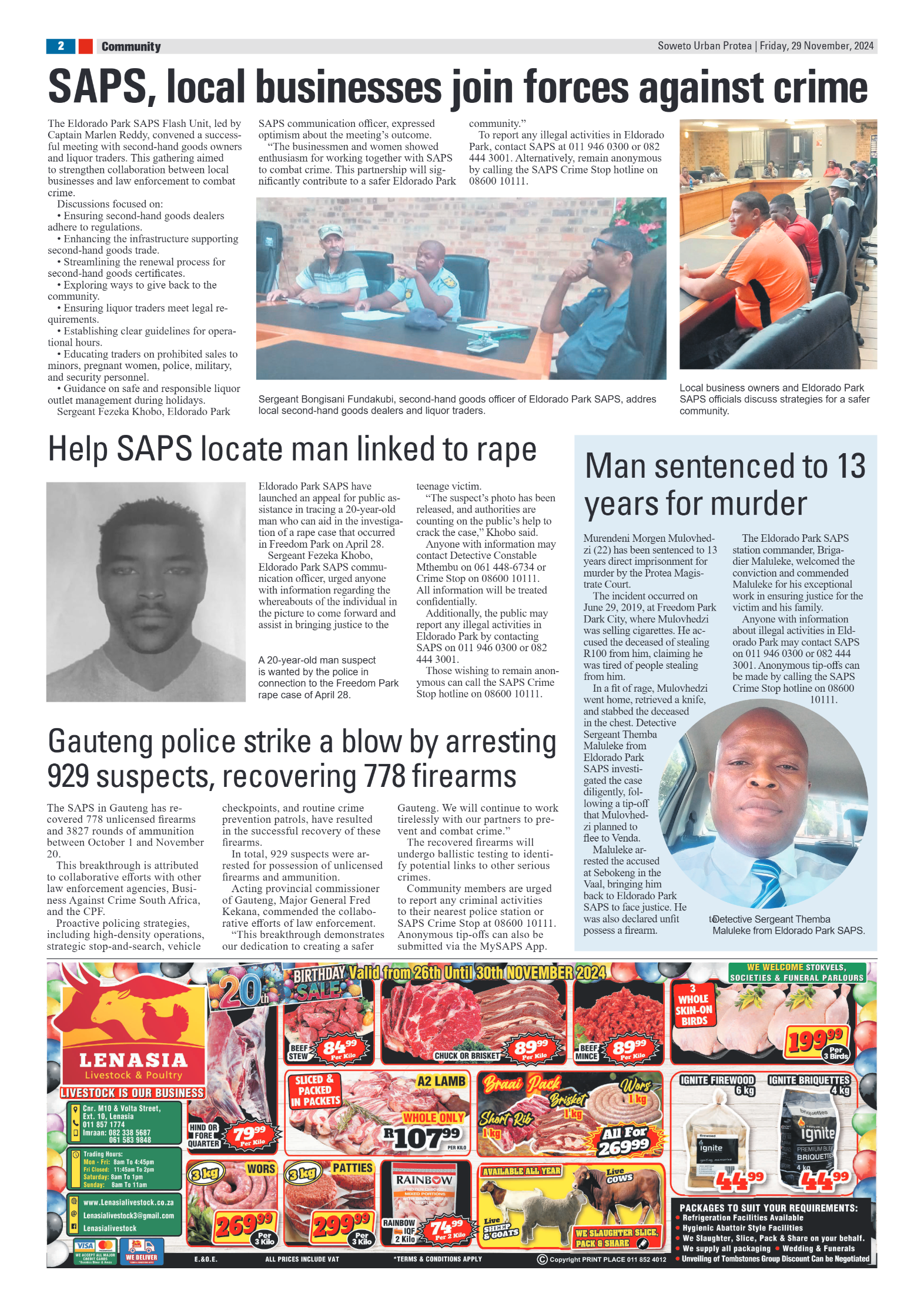 Protea: 29 November 2025 page 2