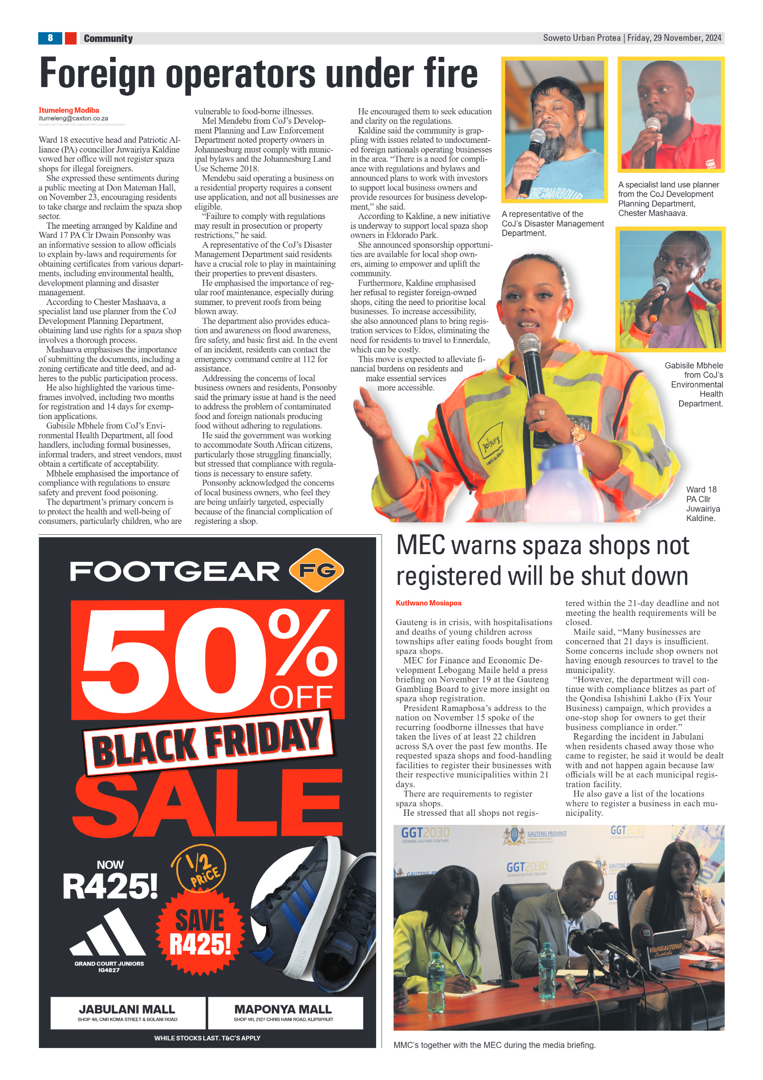 Protea: 29 November 2025 page 8