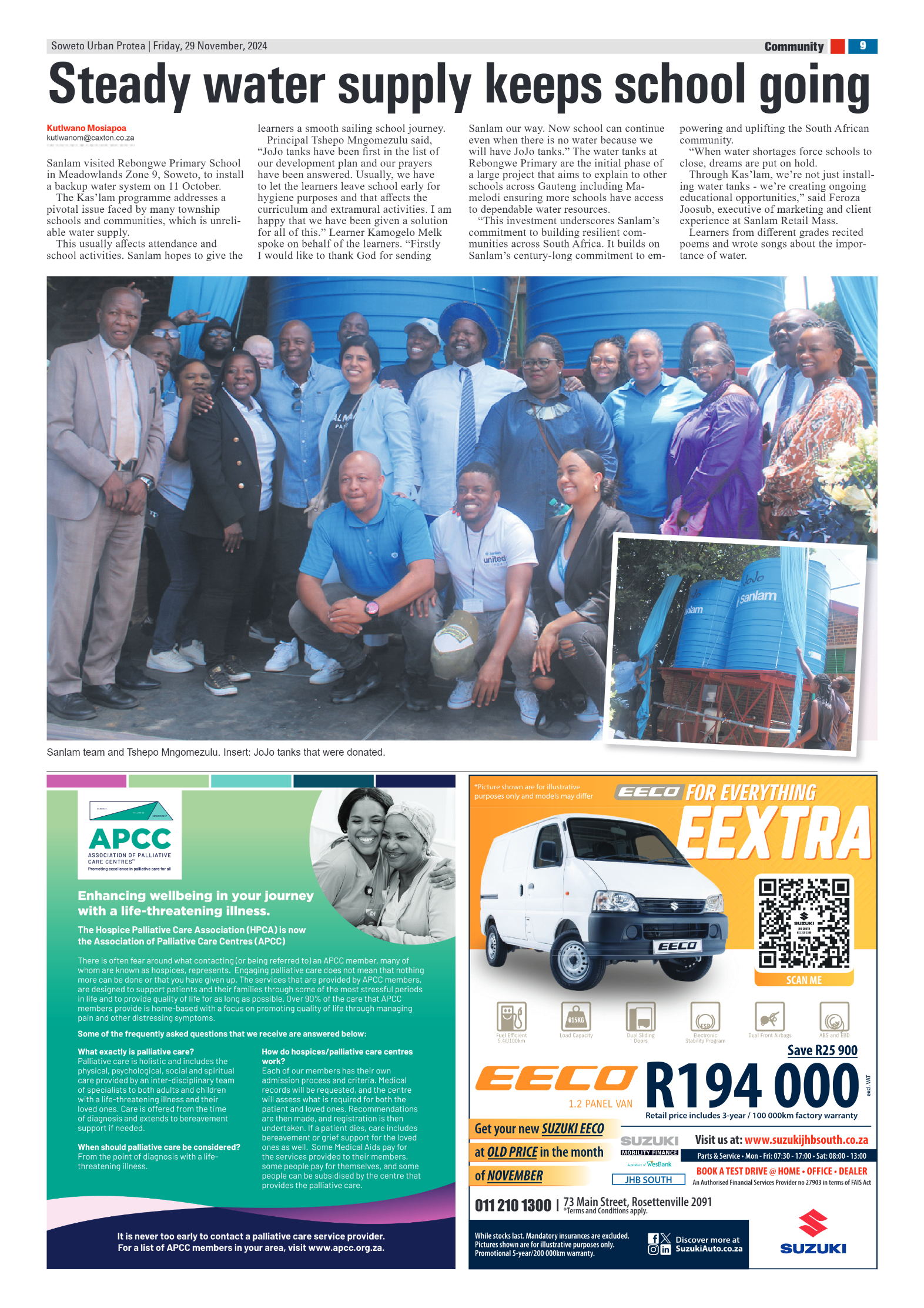 Protea: 29 November 2025 page 9