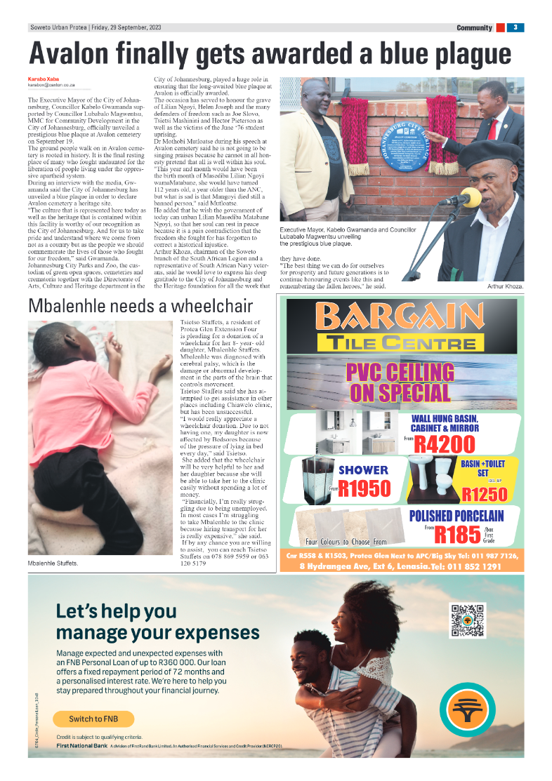 Protea: 29 September 2023 page 3