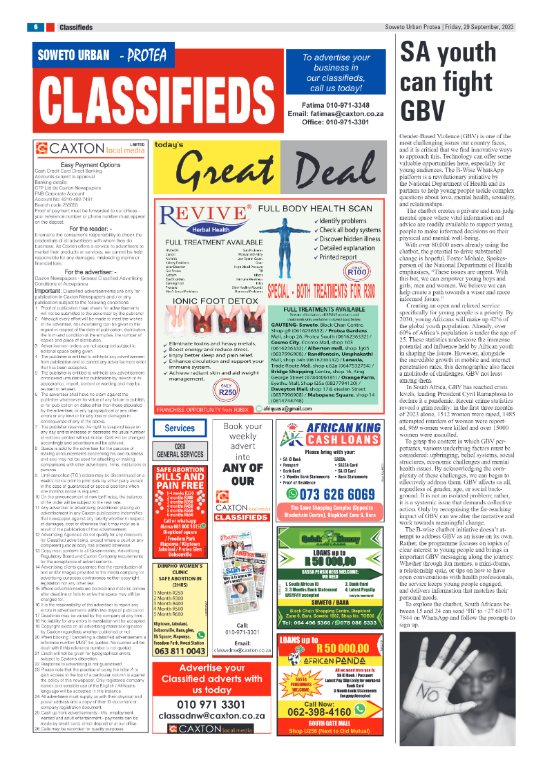 Protea: 29 September 2023 page 6