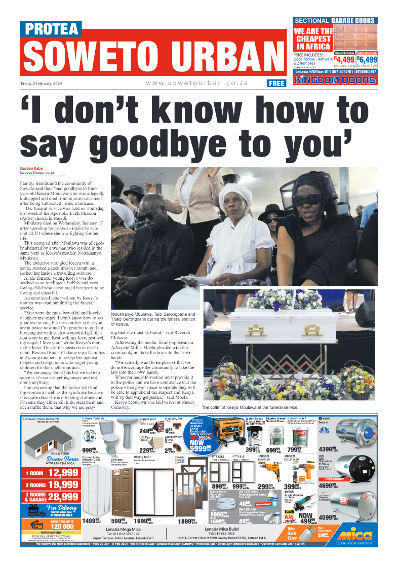 Protea: 02 February 2024 page 1