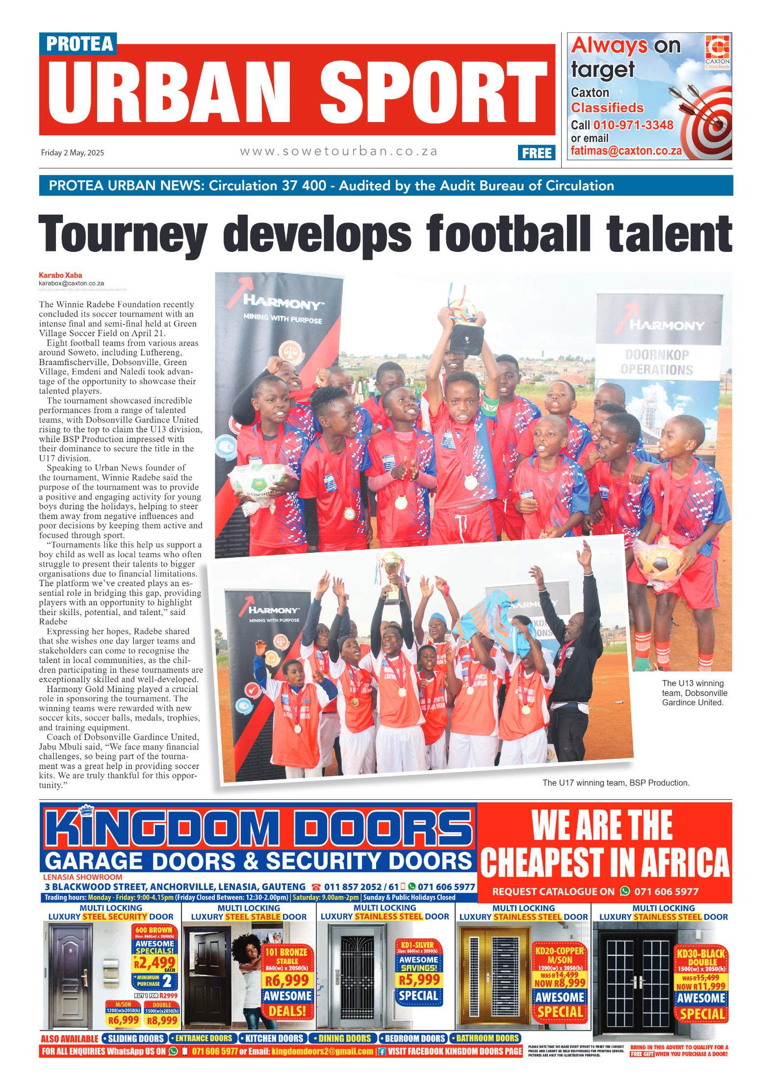 Protea: 2 May 2025 page 8