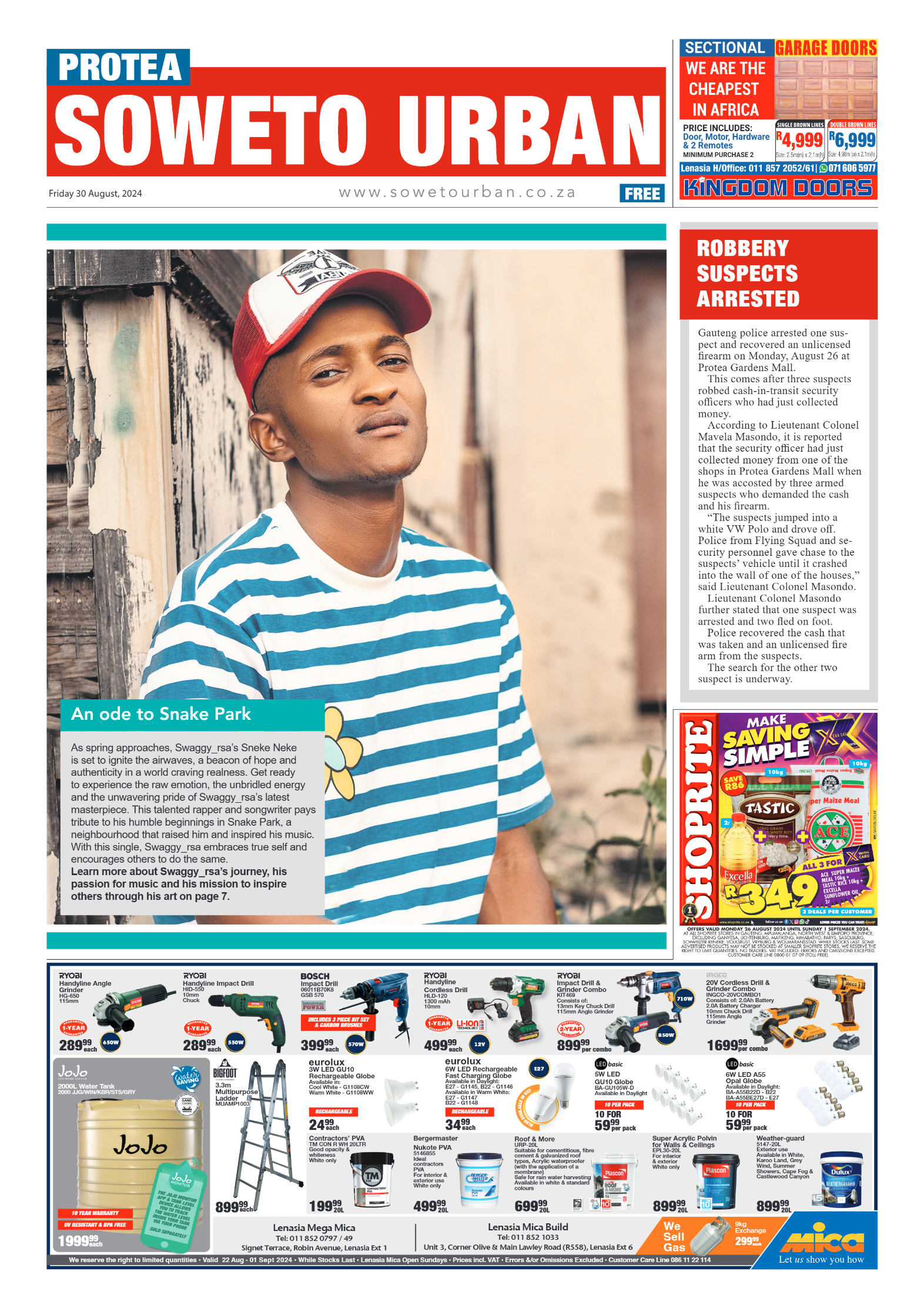 Protea: 30 August 2024 page 1