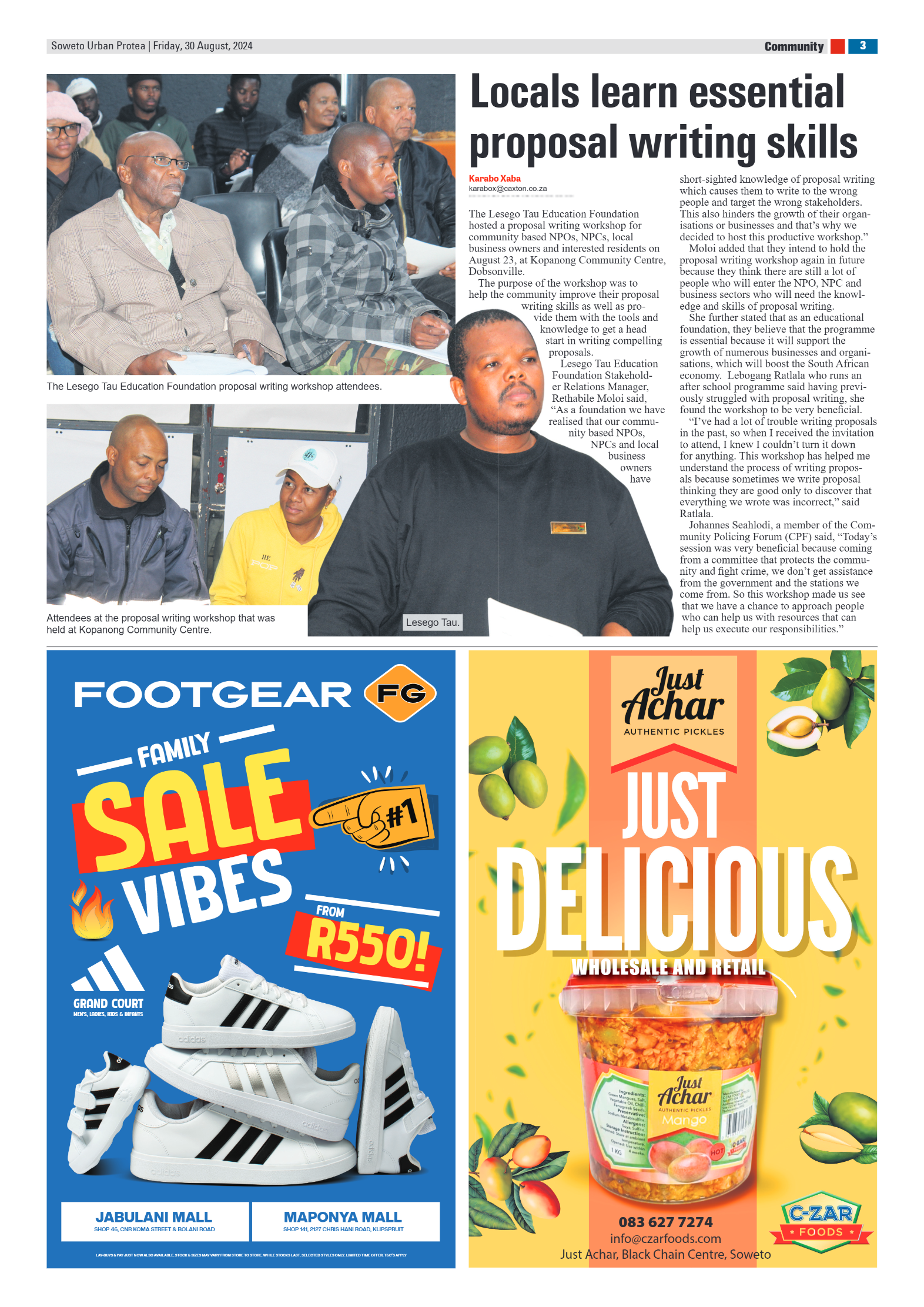 Protea: 30 August 2024 page 3