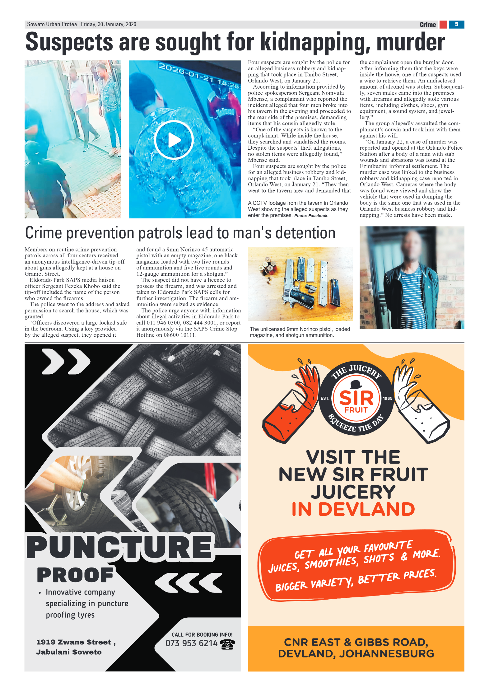 Protea: 30 January 2026 page 5