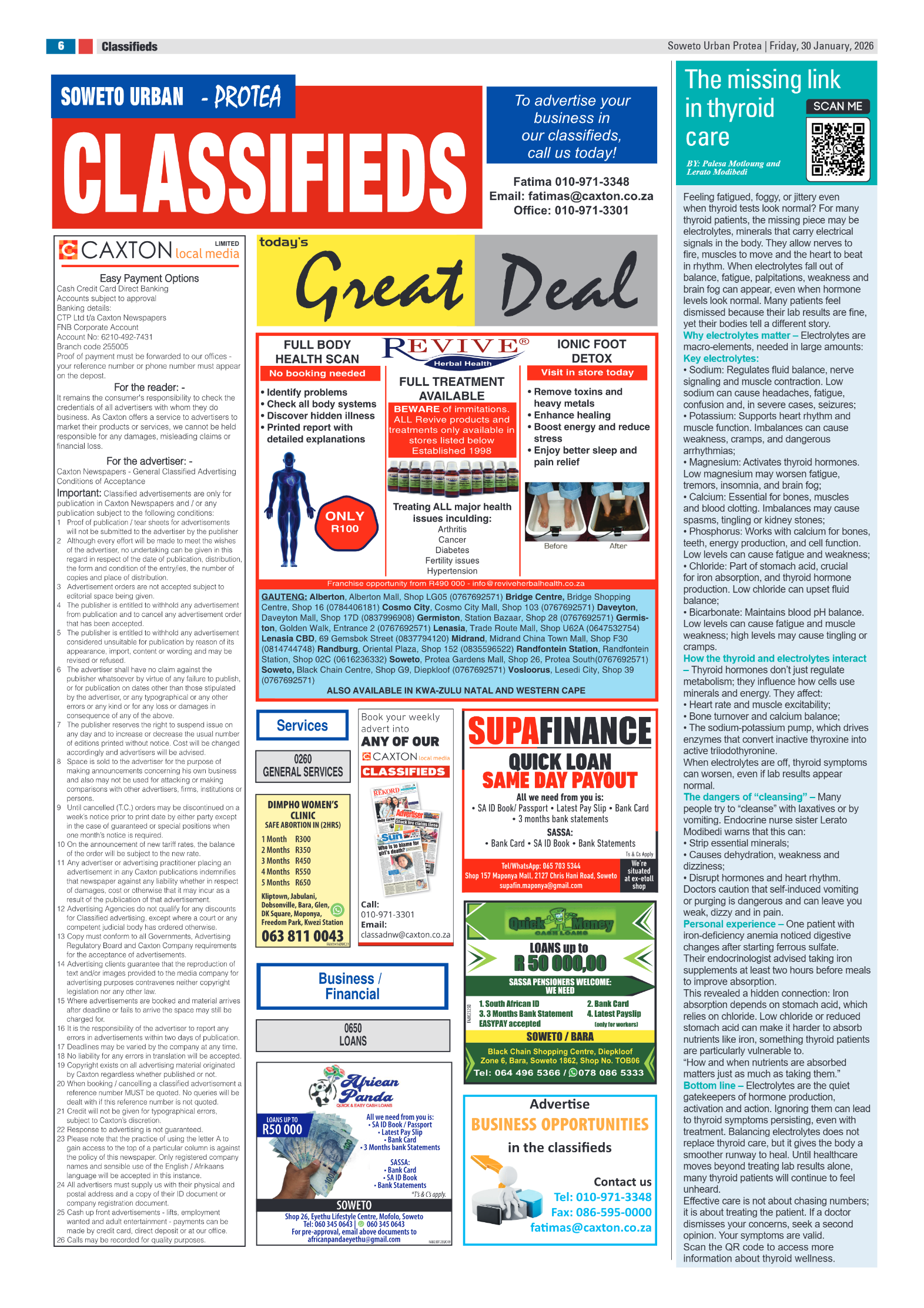 Protea: 30 January 2026 page 6