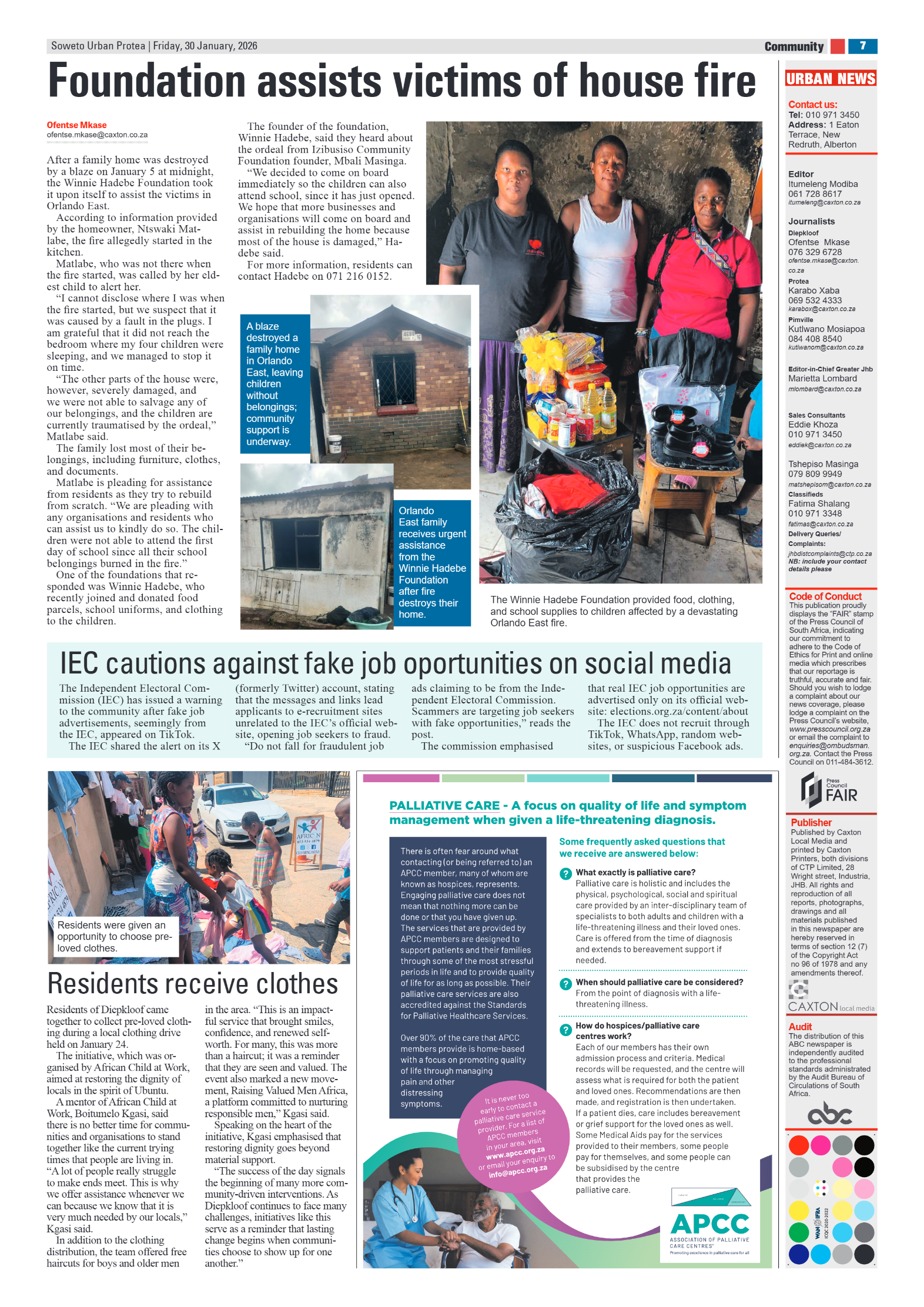 Protea: 30 January 2026 page 7