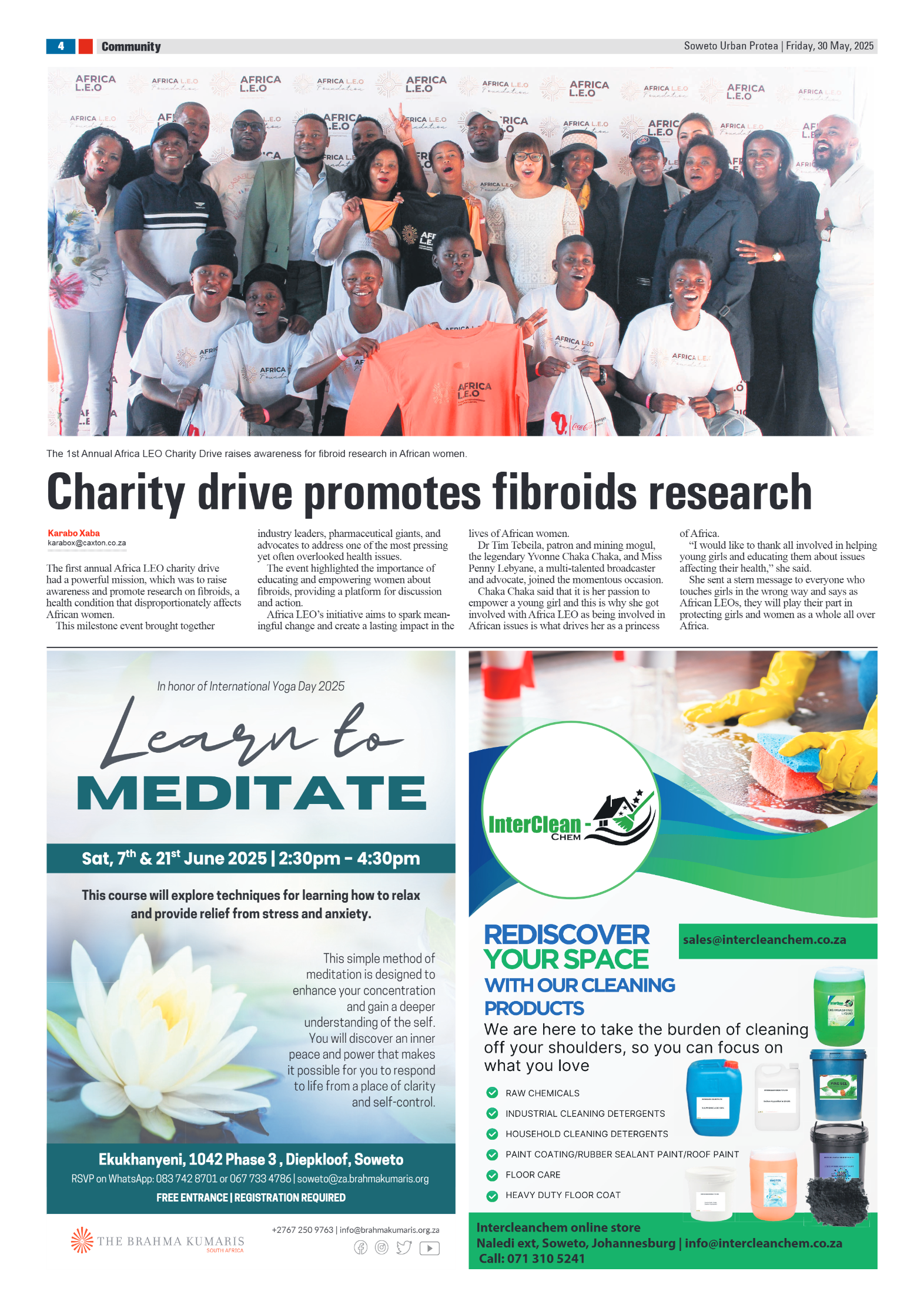 Protea: 30 May 2025 page 4