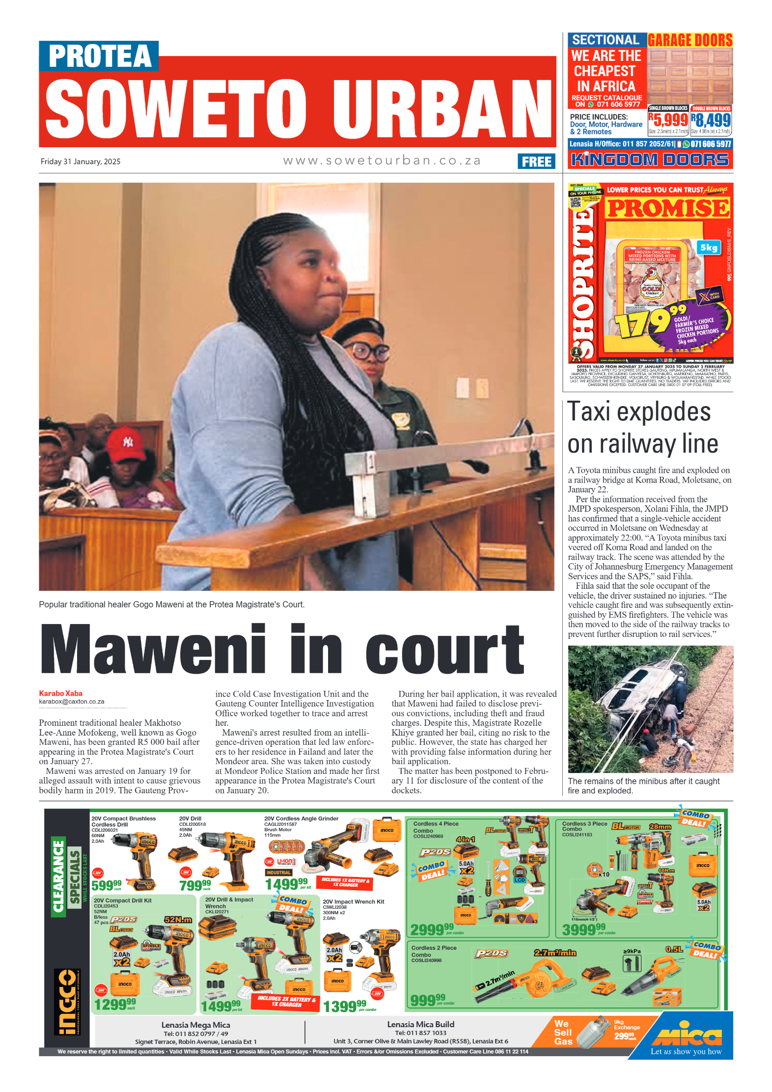 Pimville: 31 January 2025 page 1
