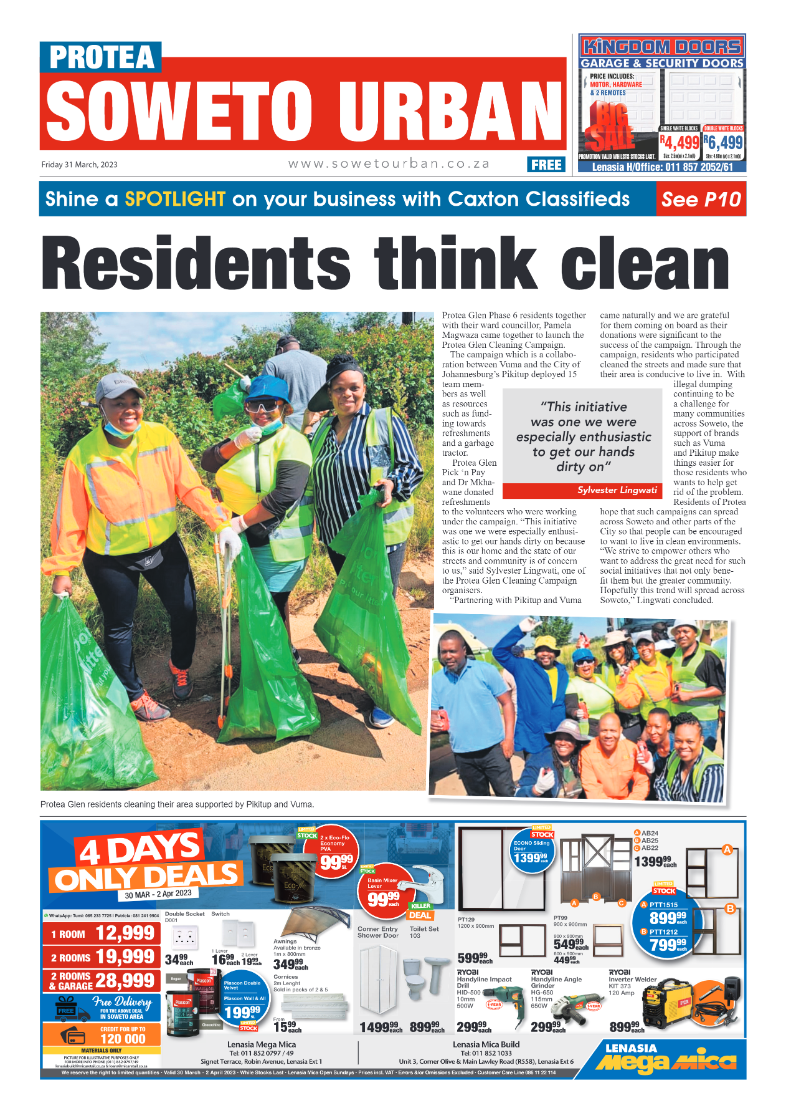 31 March: Protea page 1