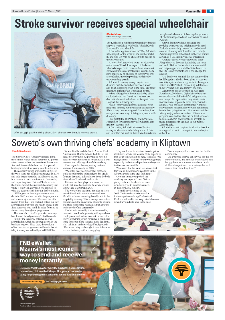 31 March: Protea page 3