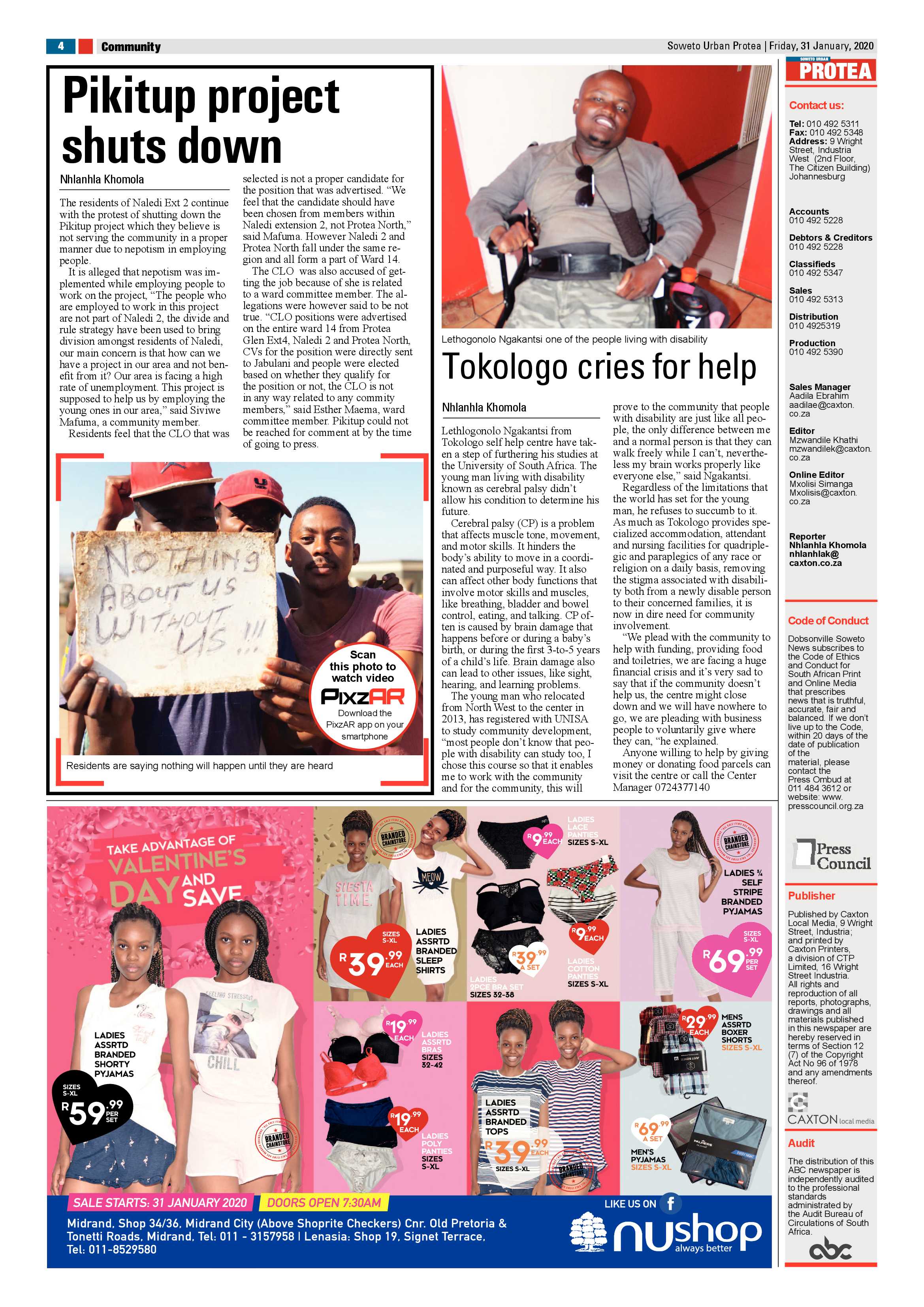 Protea Jan 31, 2020 page 4