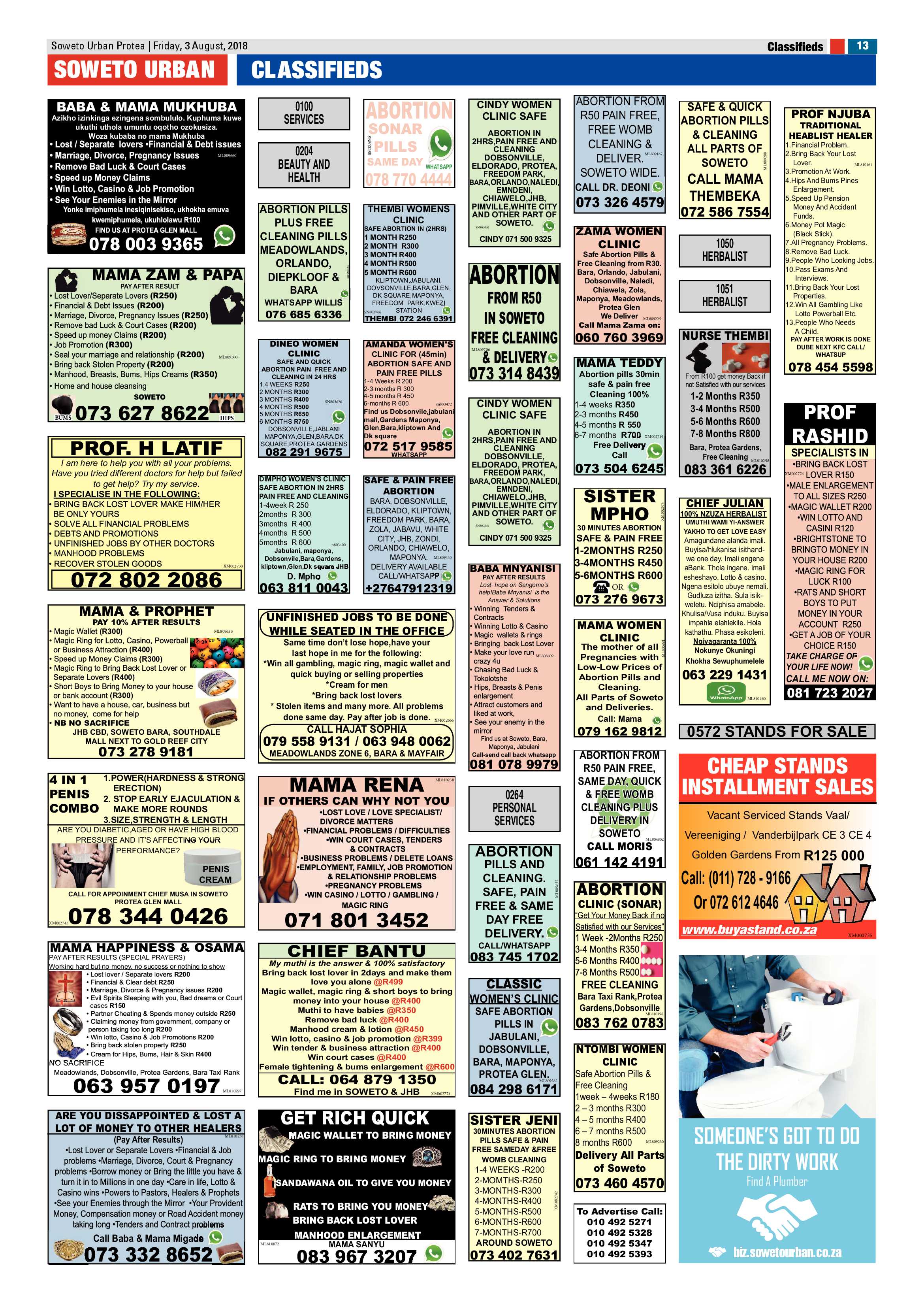 Protea – August 03, 2018 issue page 13