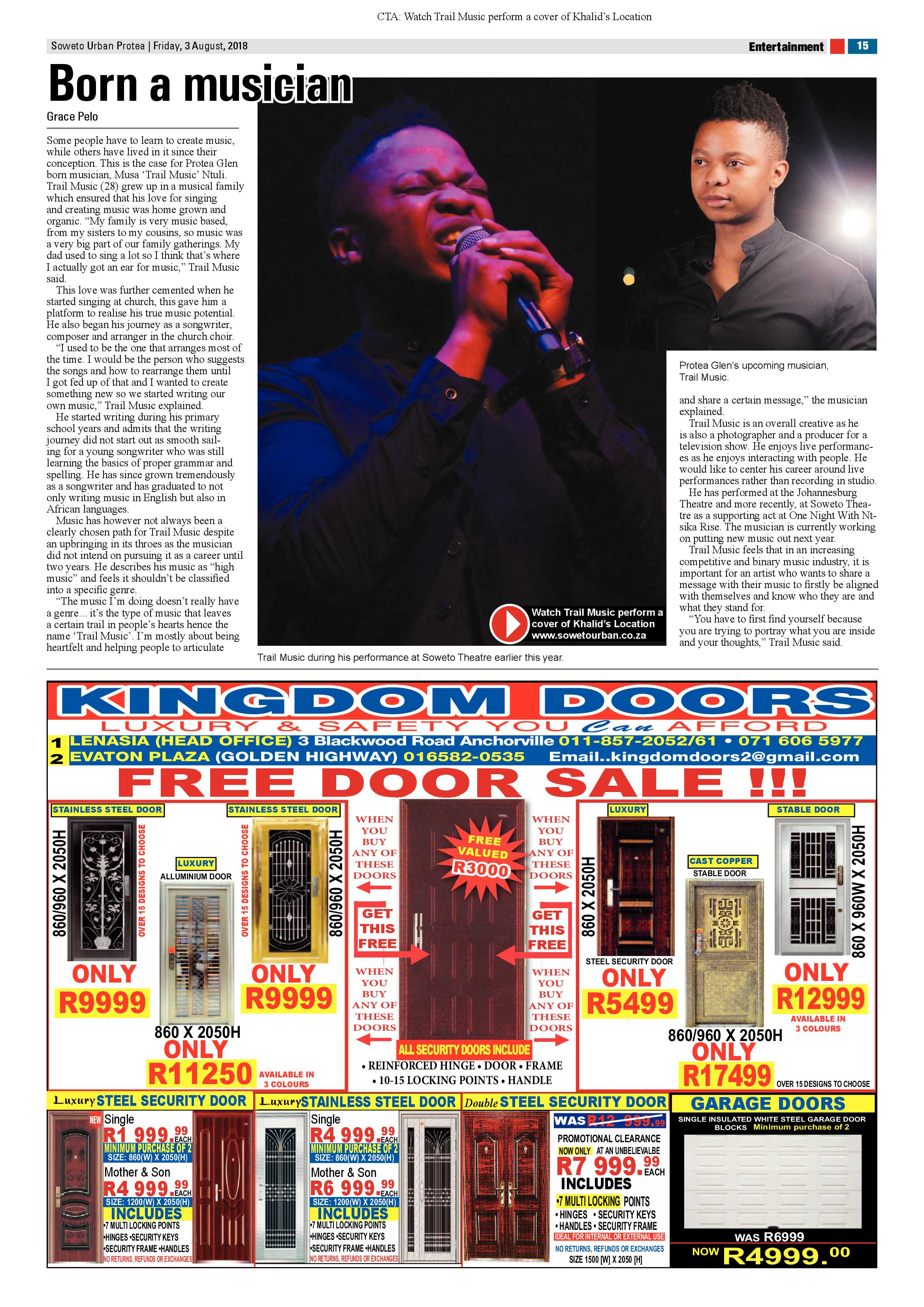 Protea – August 03, 2018 issue page 15