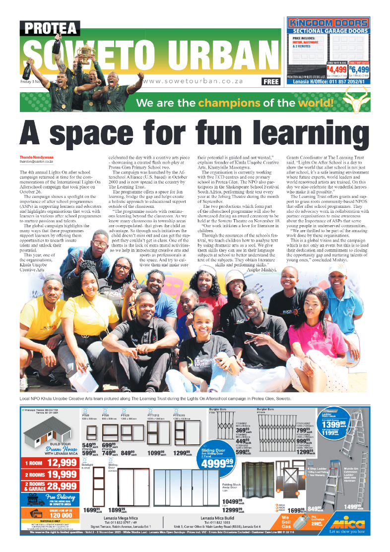 Protea: 03 November 2023 page 1