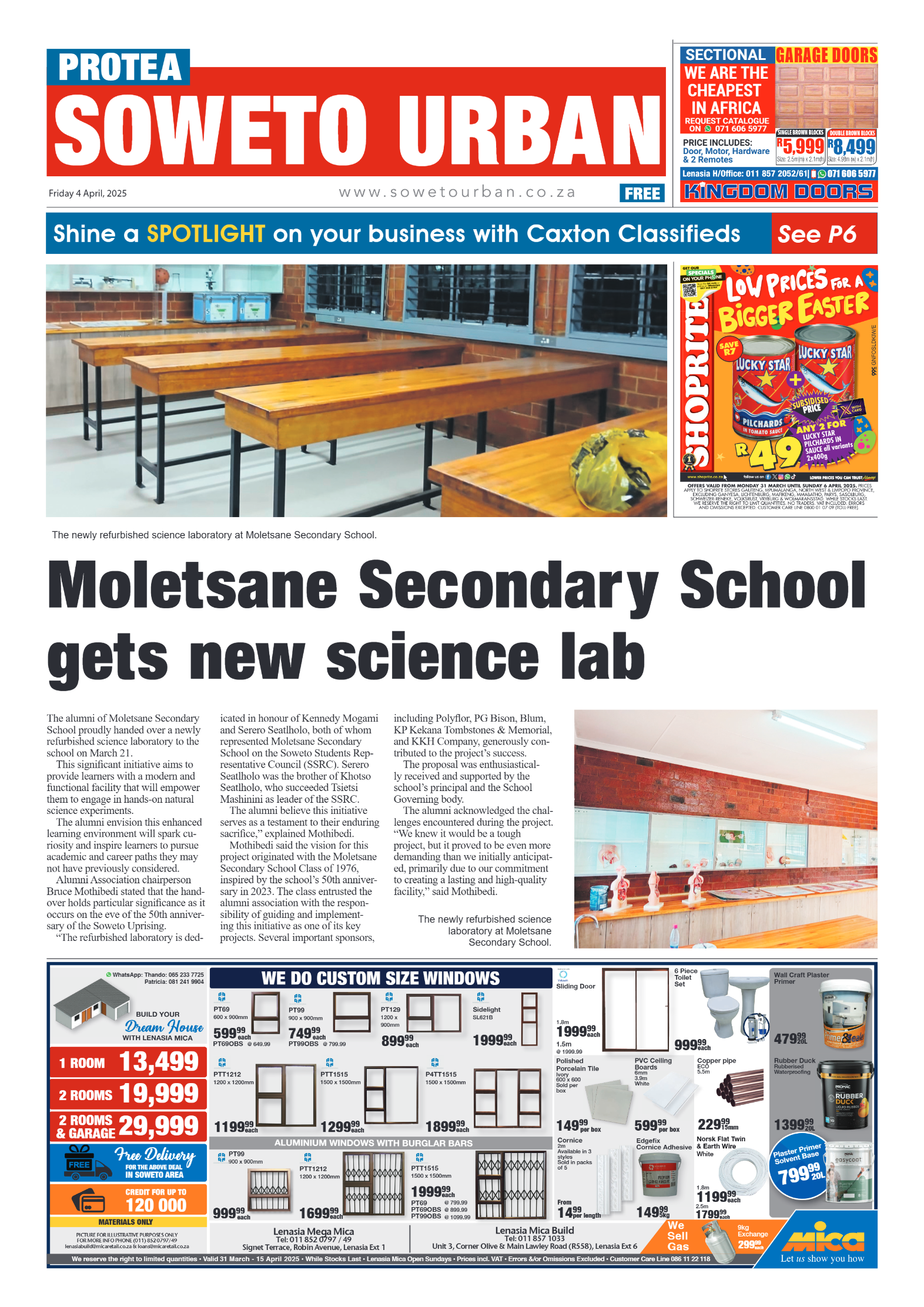 Protea: 04 April 2025 page 1